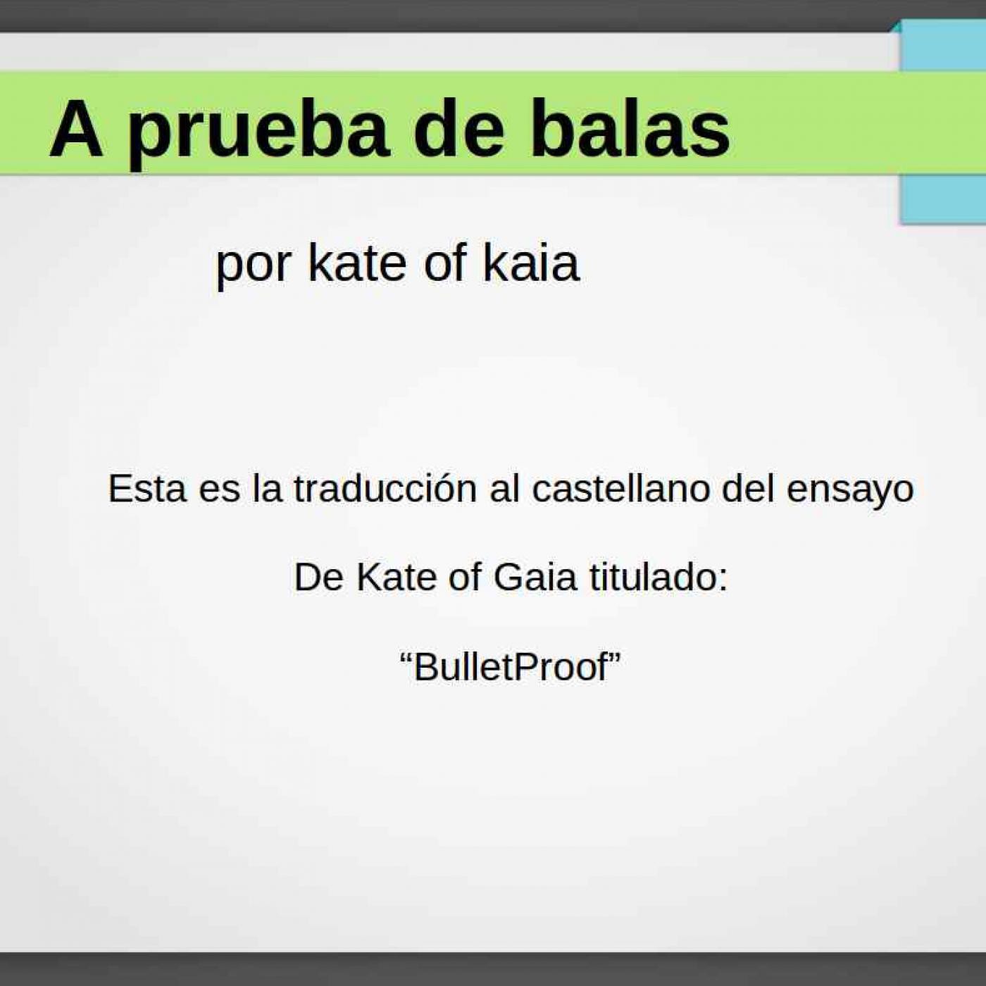 Kate Of Gaia