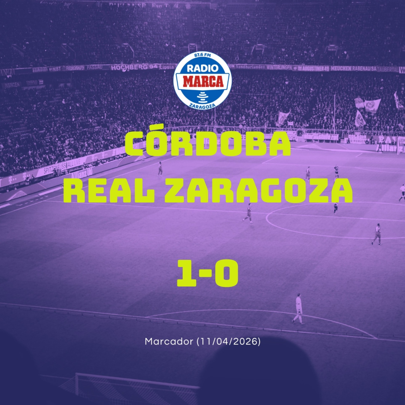 11-04-2026 - Marcador Zaragoza Partido episode artwork