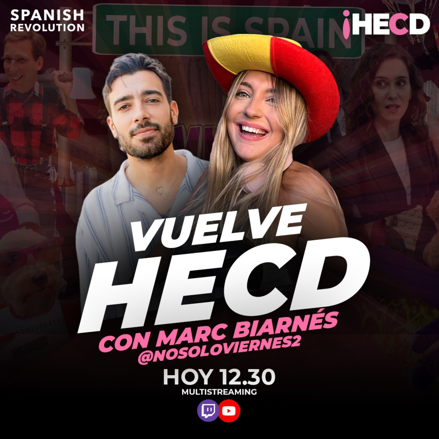 HECD! 584 Martes de directo: Trump, desatado + PSOE y la vivienda + Entrevista con Nosoloviernes2