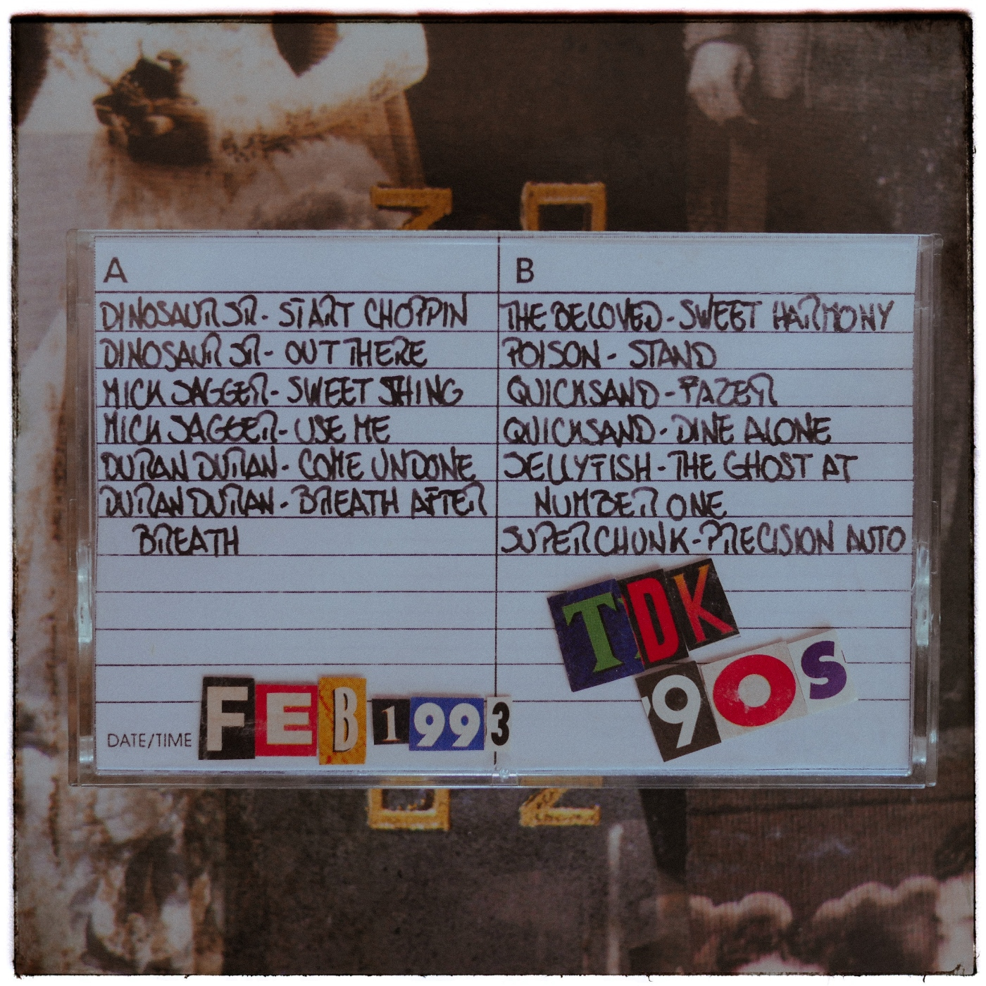 TDK 90s #137 - Febrero 1993 (Dinosaur Jr - Mick Jagger - Duran Duran) episode artwork