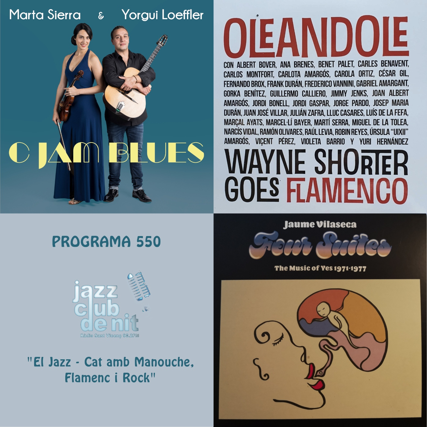 Programa 550 - Jazz Cat: Oleándole, Jaume Vilaseca i Marta Sierra Yorgui Loeffler episode artwork