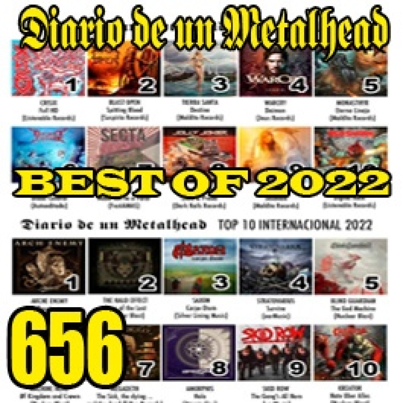 Diario de un Metalhead 656 The Best of 2022 episode artwork