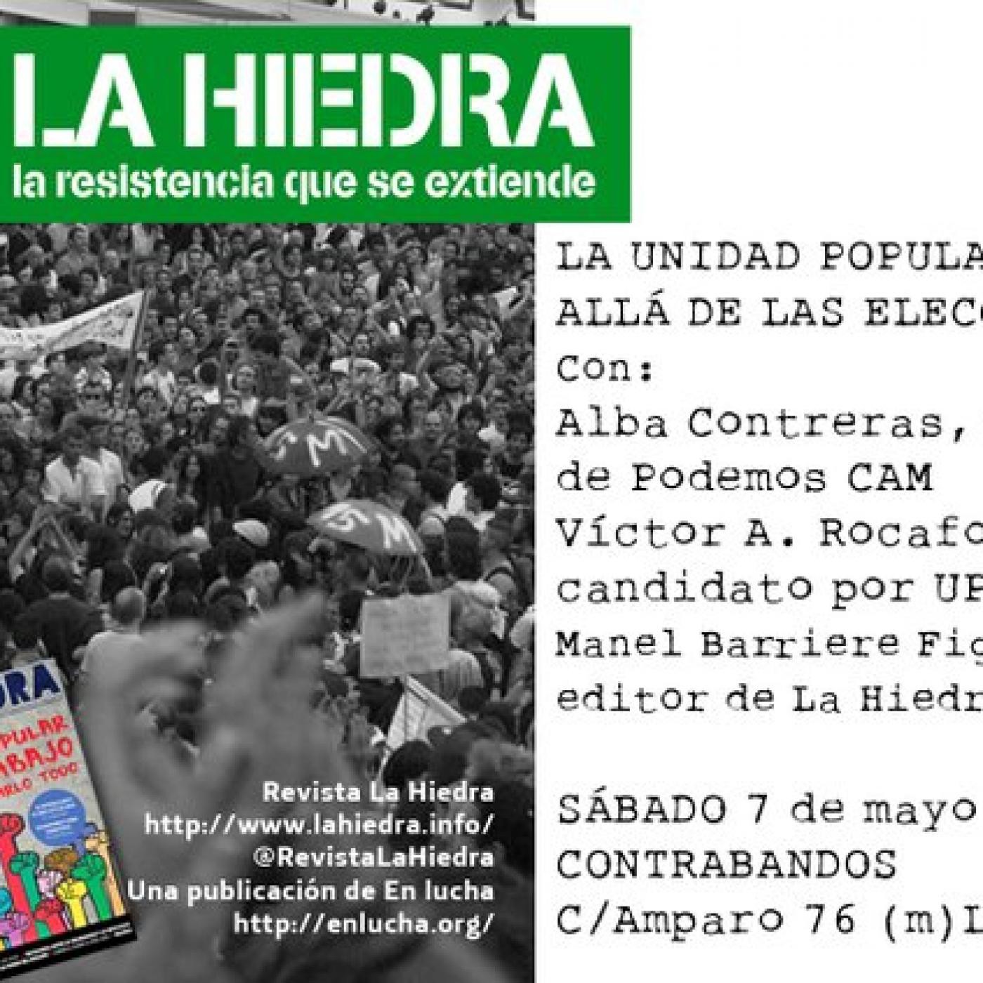 Turno de preguntas en el debate "Unidad popular más allá de las elecciones"