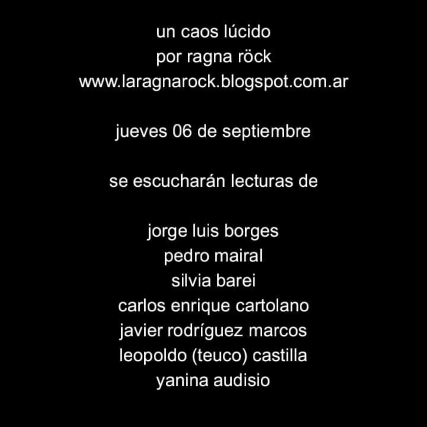 un caos lúcido