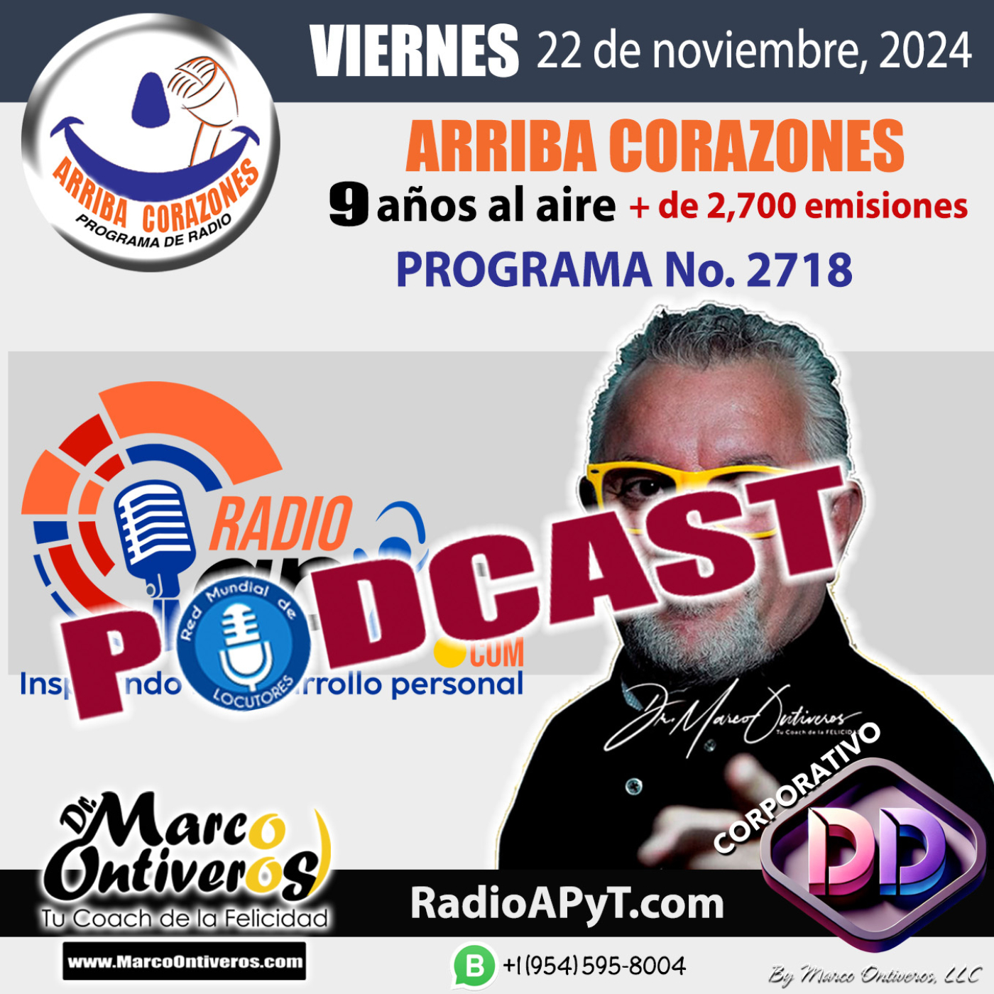 2718-arriba-corazones-2024-11-22-VIERNES-LoMejorDeLaSemana episode artwork