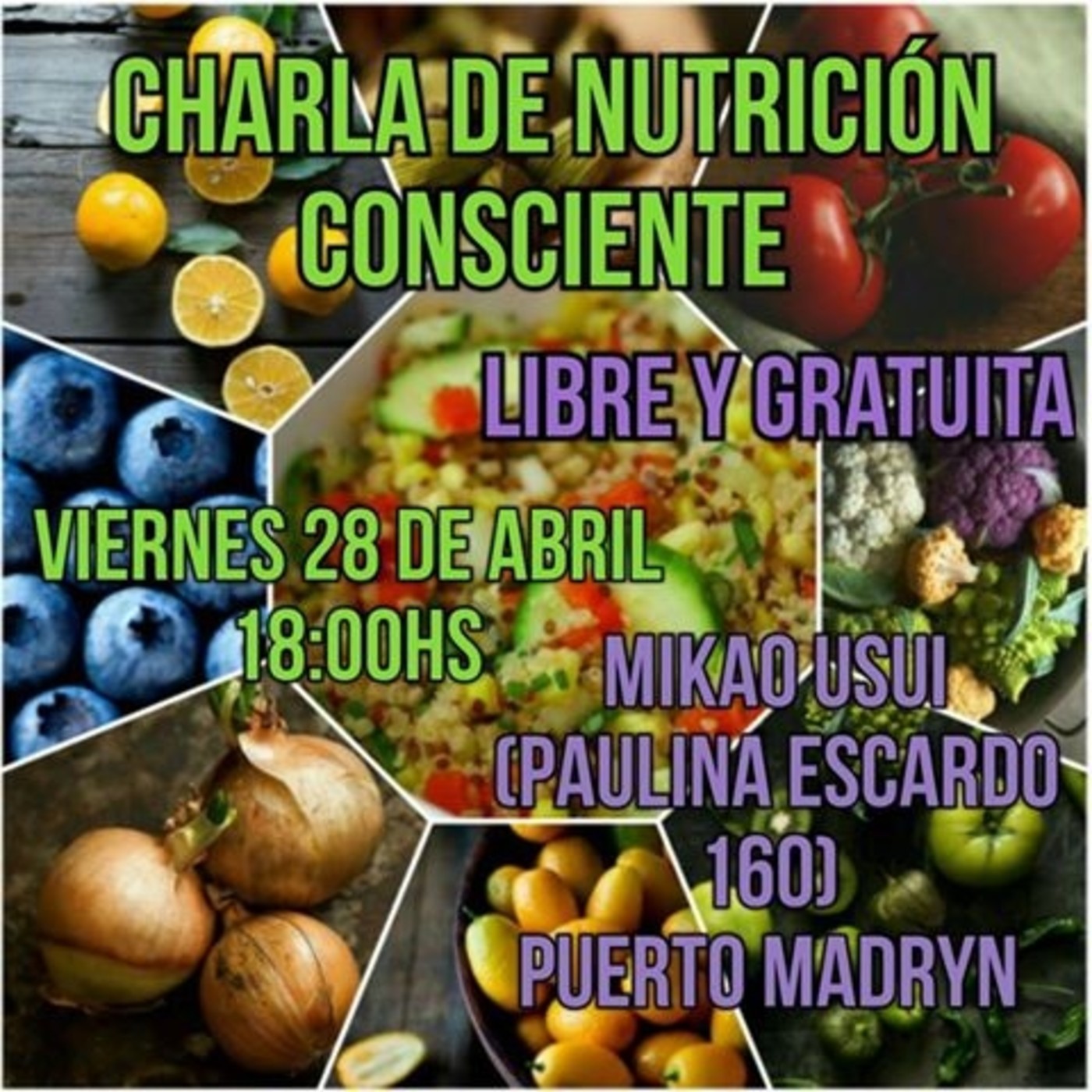 charla de salud sobre nutrición