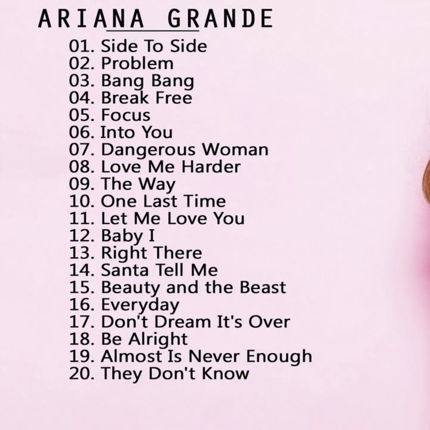 16 - Ariana Grande-Greatest-hits-2017 episode artwork