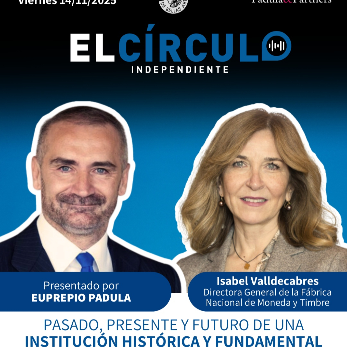 Episodio 123: Isabel Valldecabres (Directora General de la Fábrica de Moneda y Timbre) episode artwork