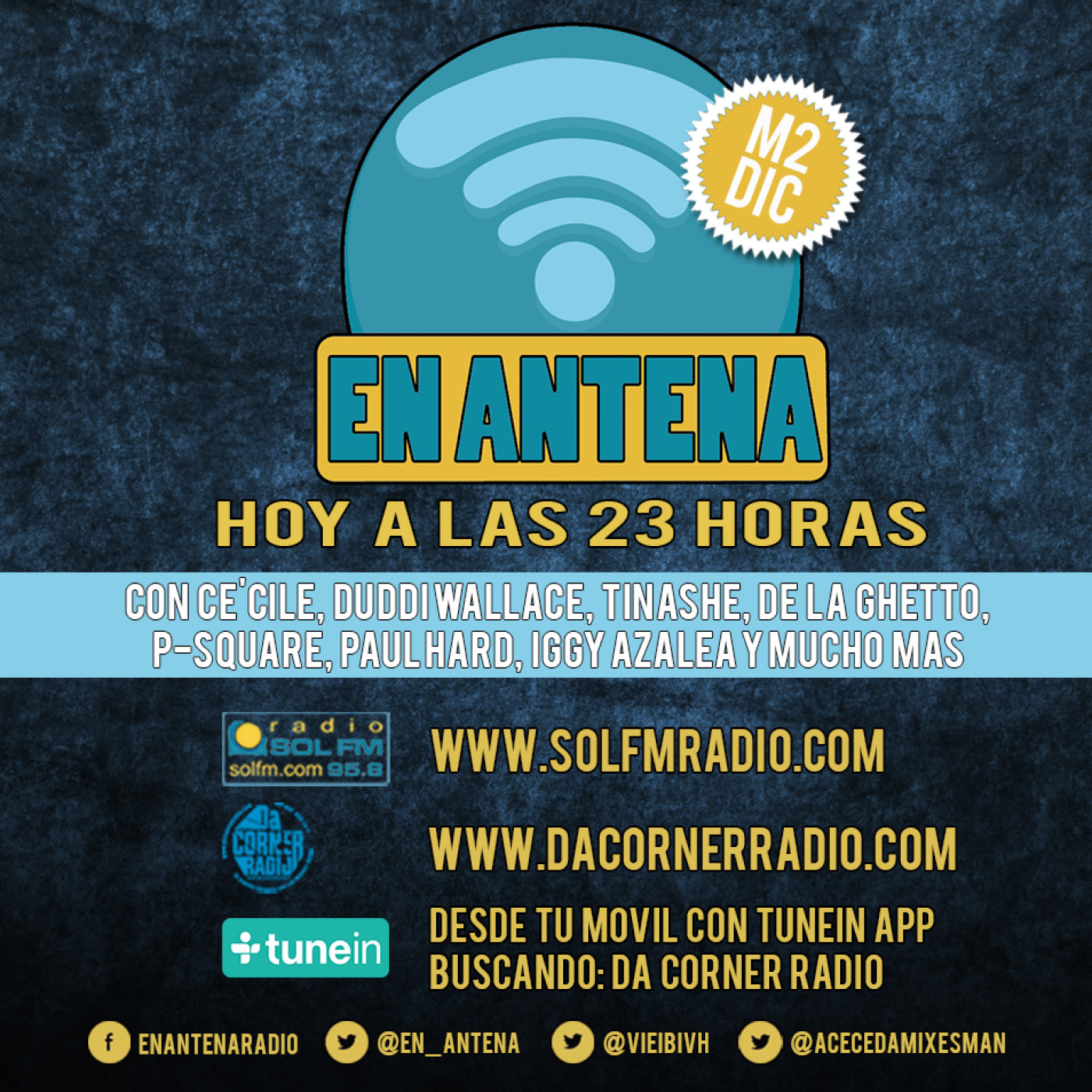 EN ANTENA - 5ªTEMP. (SOL FM - DA CORNER)