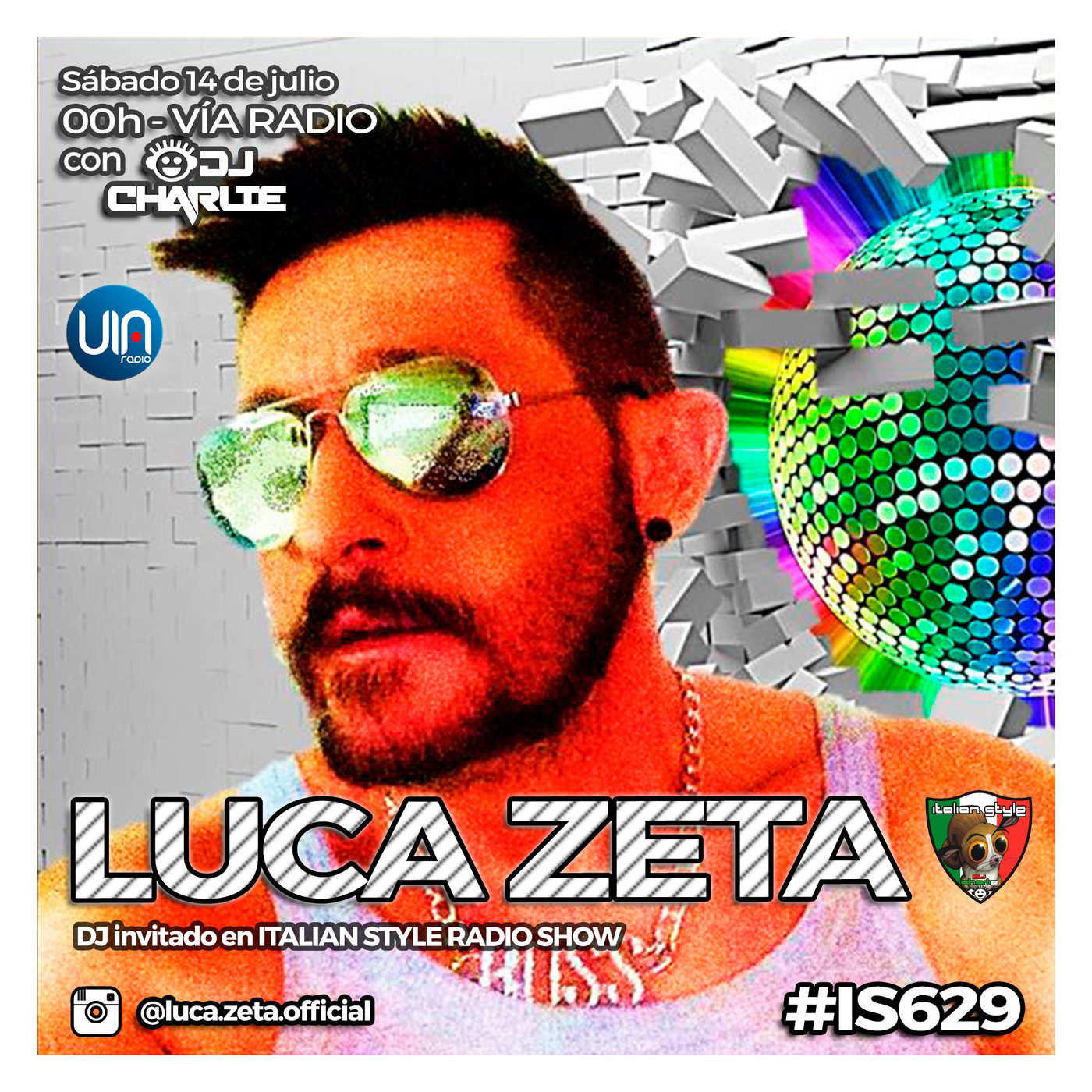 Italian style radio show 629 14/07/2018 PARTE 1 episode artwork