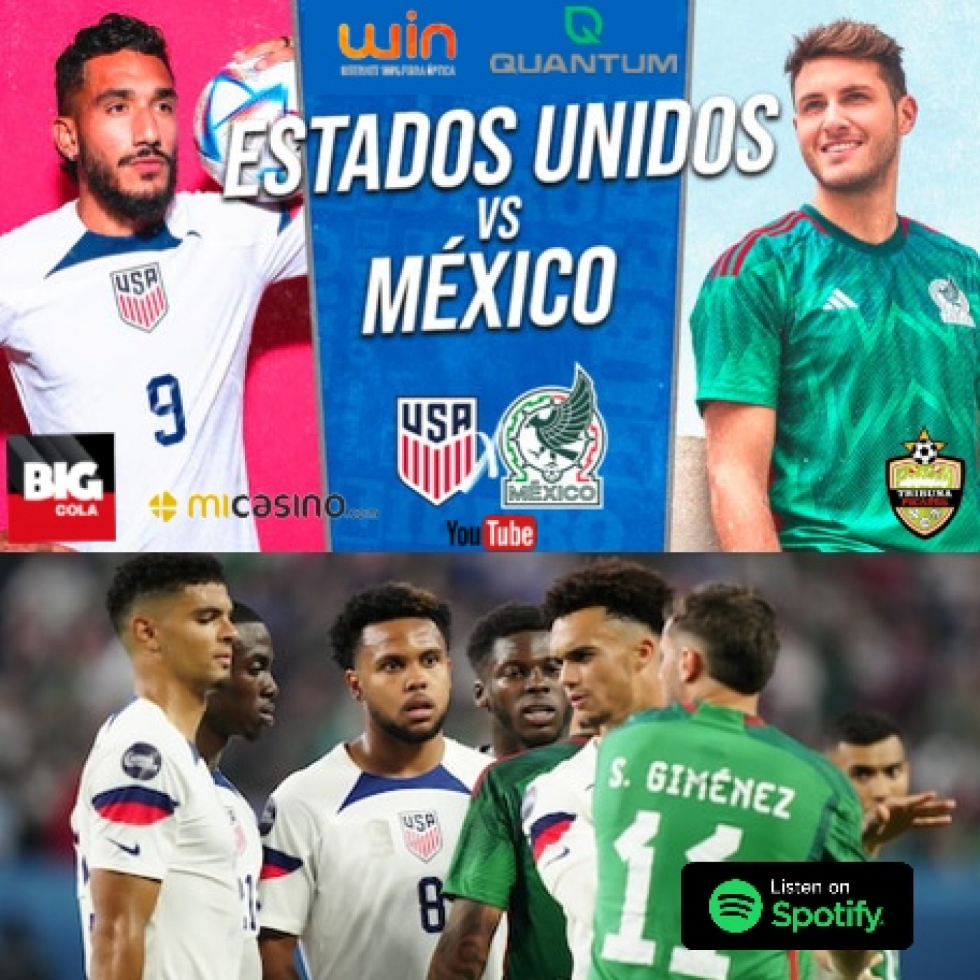 Liga de Naciones de la CONCACAF - Estados Unidos vs México episode artwork