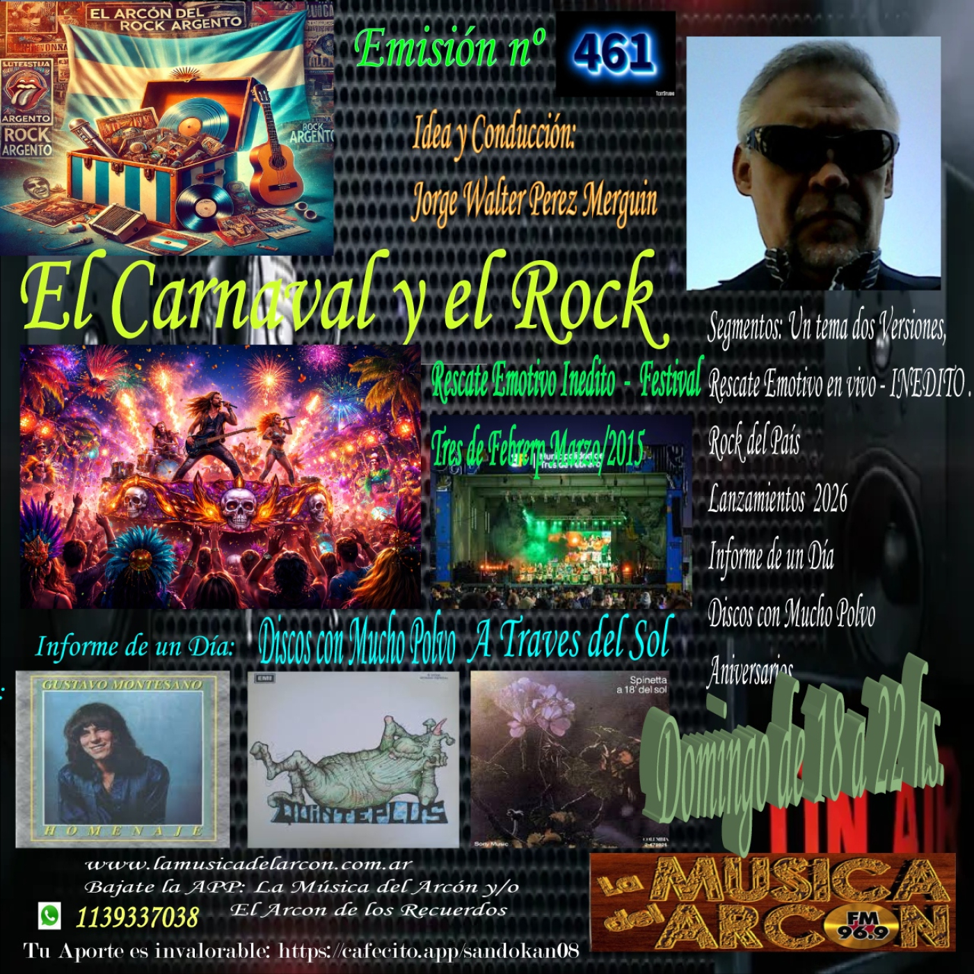 El Arcon del Rock Argento - Emision nº 461 - Rock y Carnaval episode artwork
