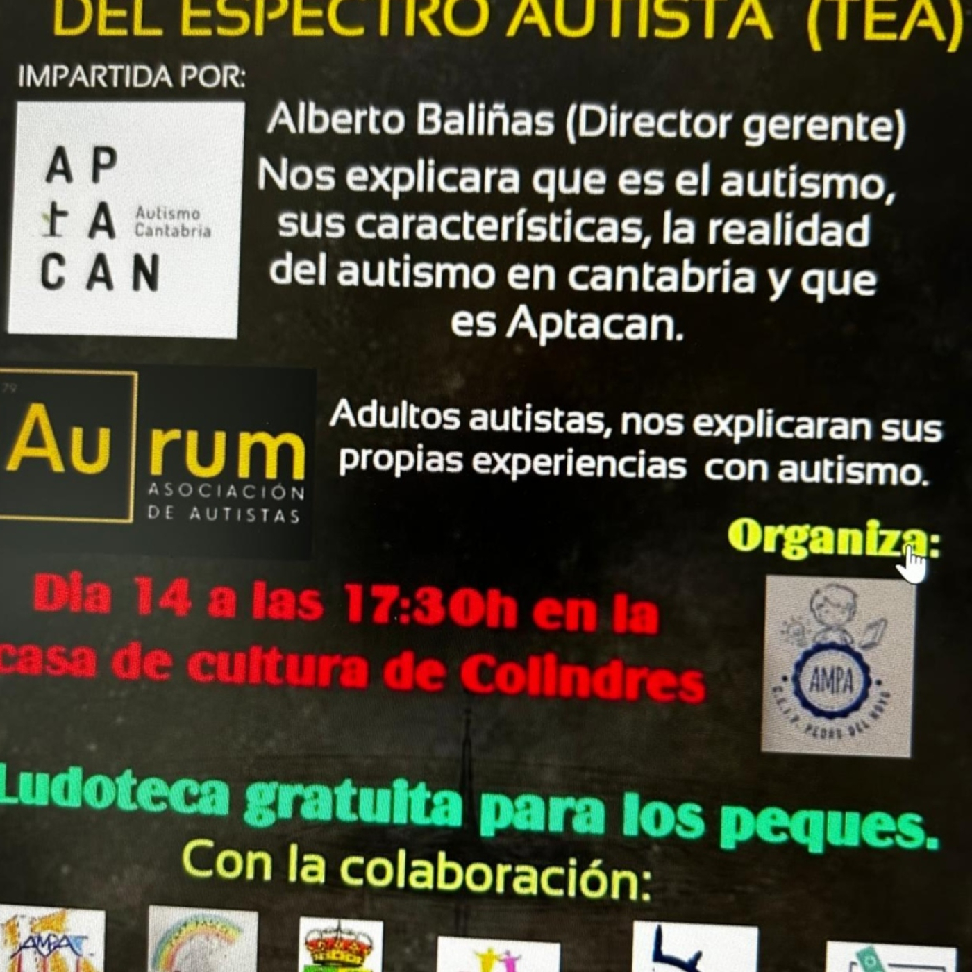Charla en Colindres sobre el Trastorno del Espectro Autista (TEA)/ Alberto Baliñas, director gerente de APTACAN 10/04/25 episode artwork