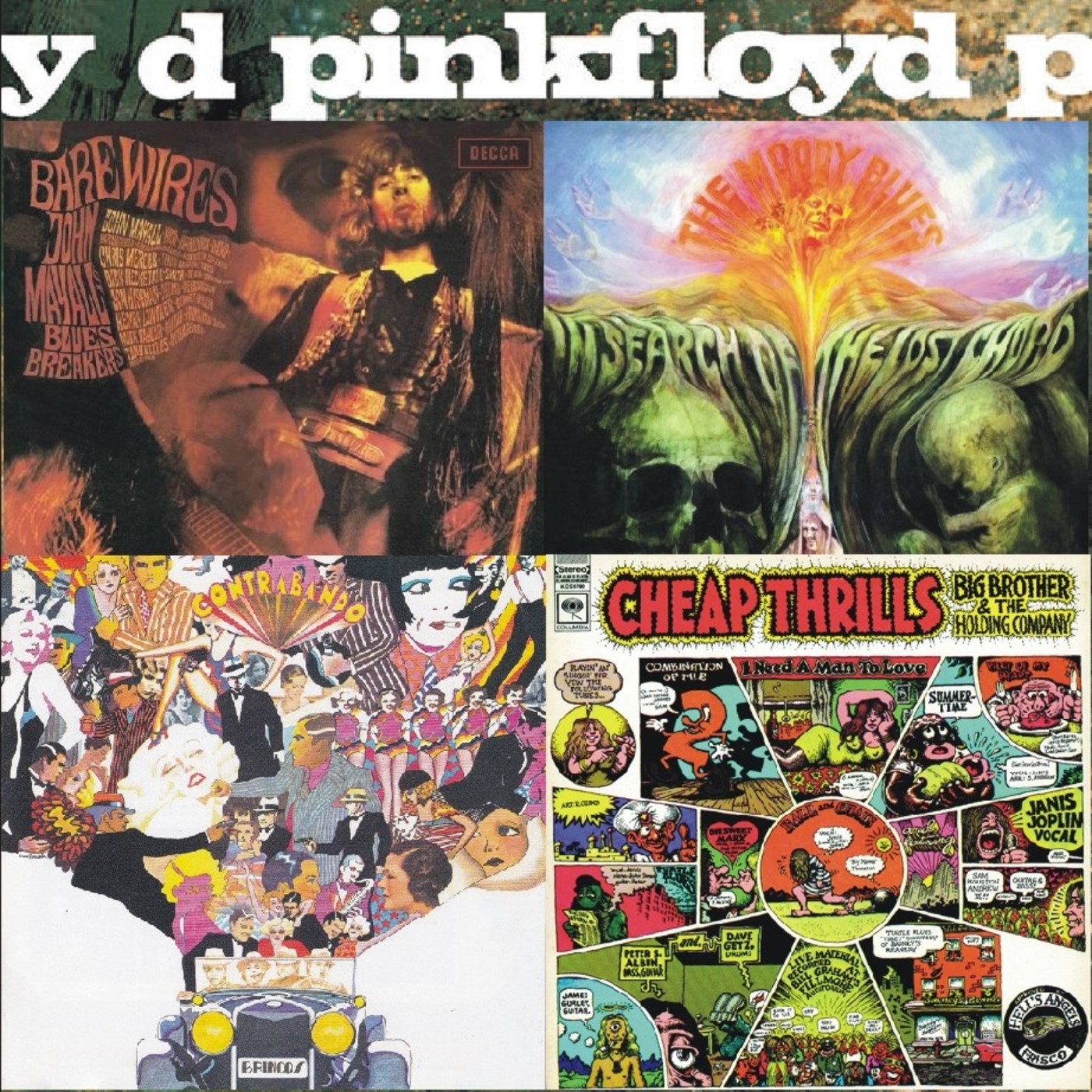 4x03 - LPs 1968 - Janis Joplin, Brincos, Pink Floyd, John Mayall, Moody Blues episode artwork