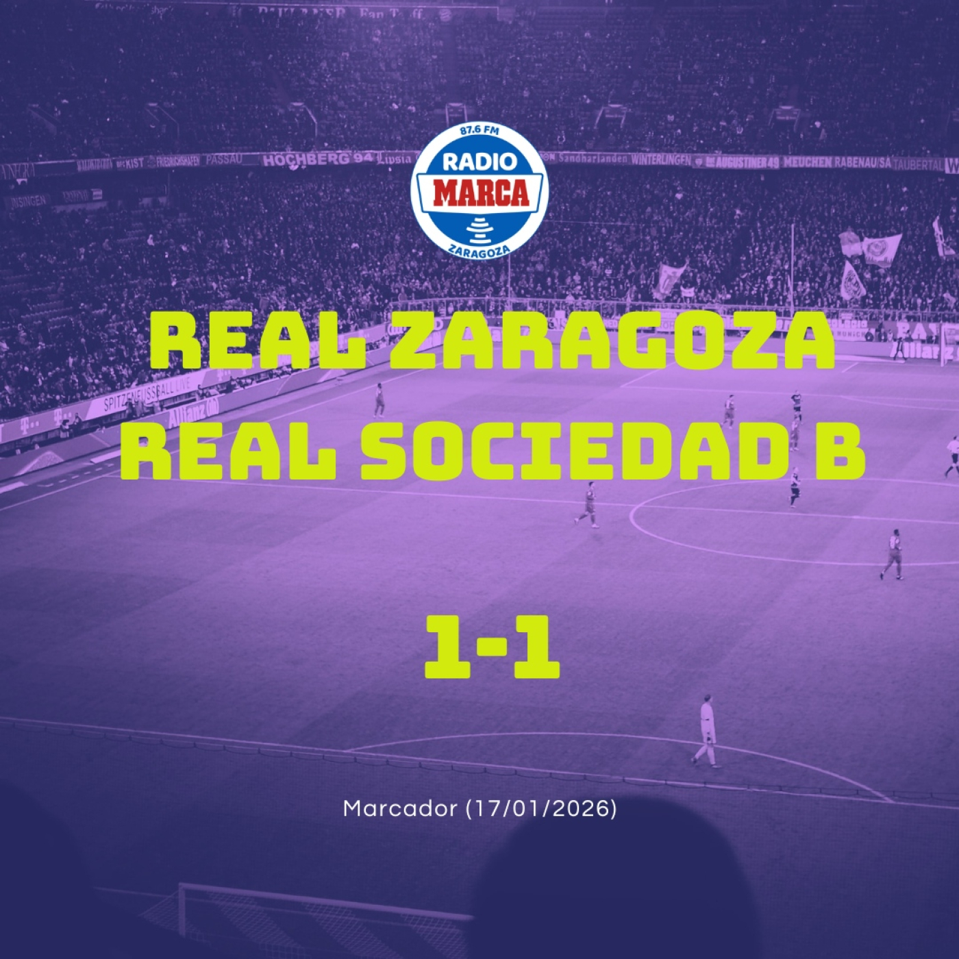 17-01-2026 -Marcador Zaragoza Partido episode artwork