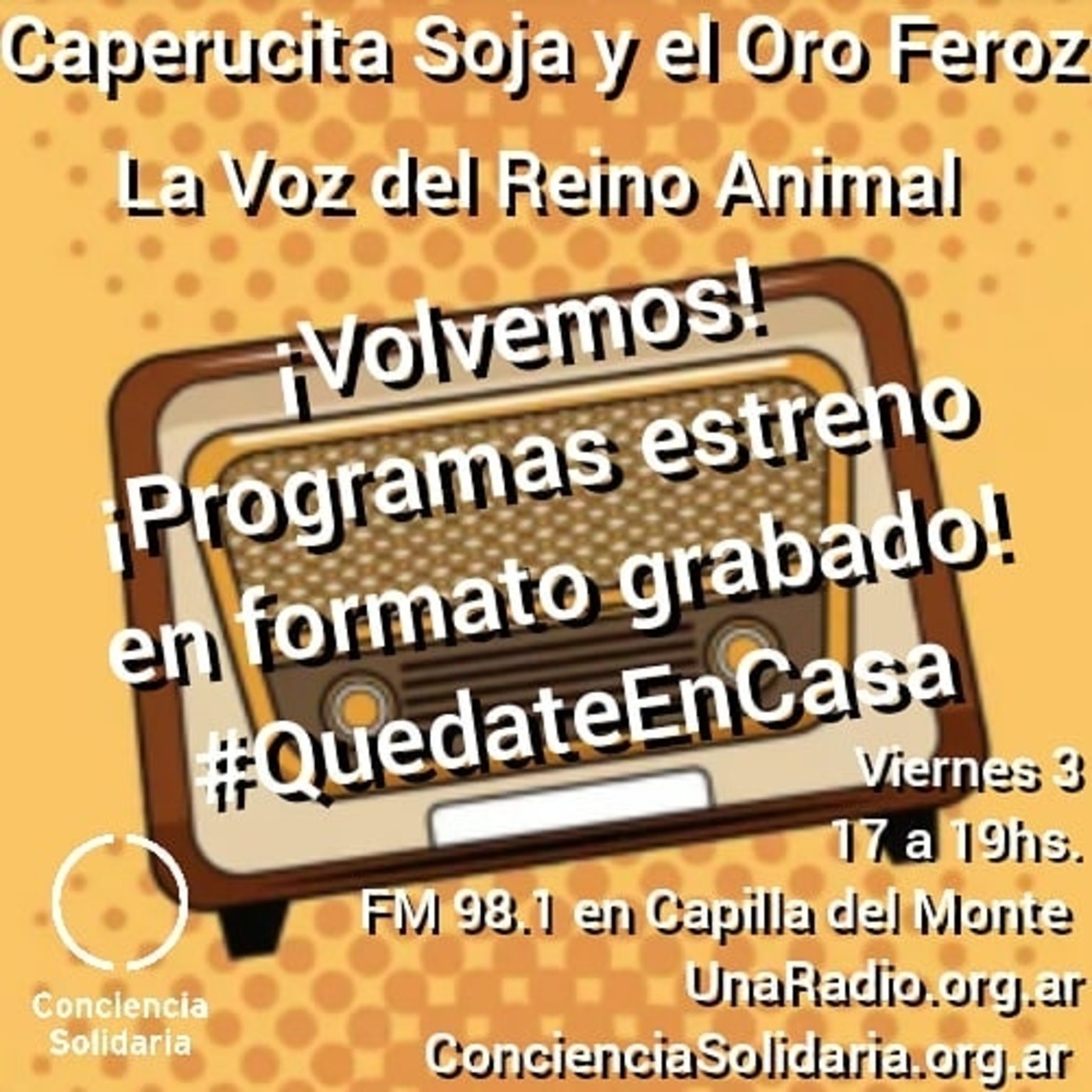 #LaVozDelReinoAnimal 3.4.2020 episode artwork