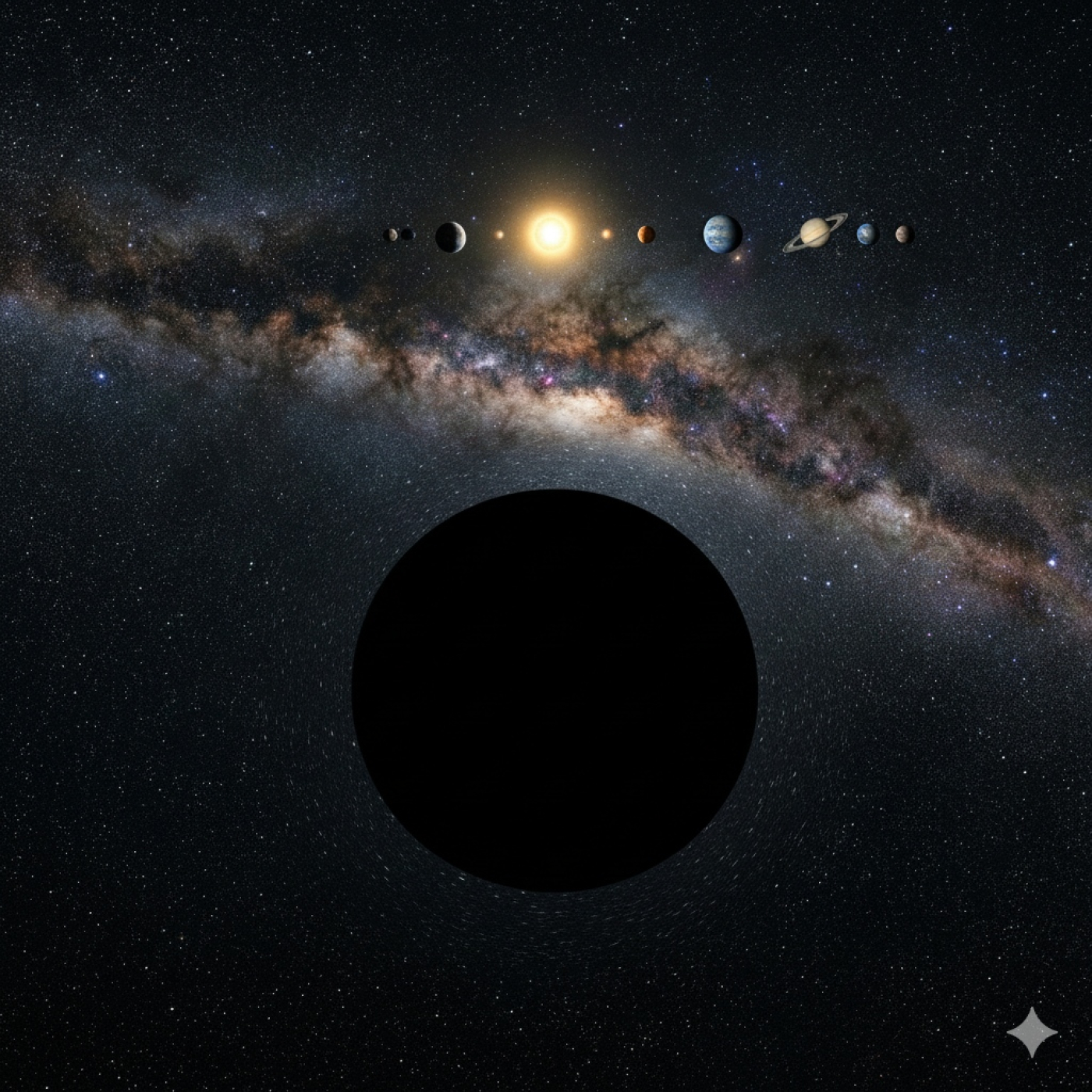 1833 - Astronomía: ¿Hay un agujero negro en el sistema solar? La hipótesis que sugiere que no vemos al Planeta 9 por eso