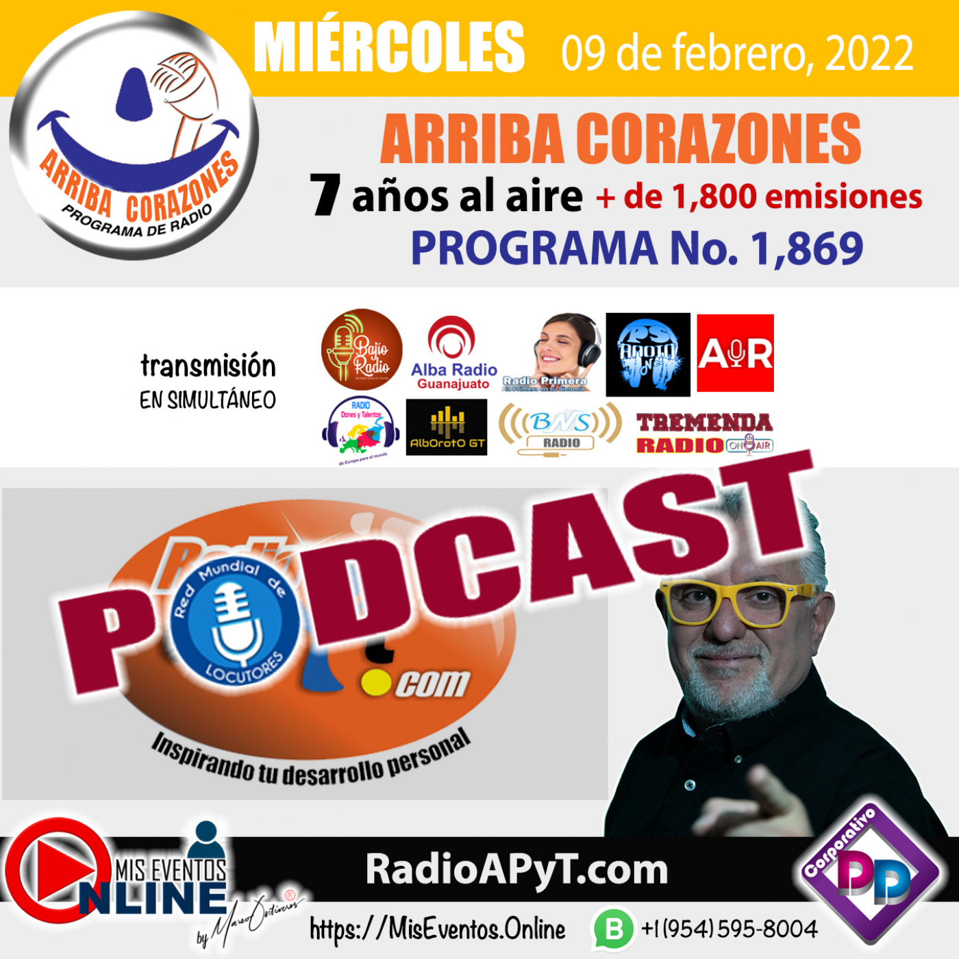 1869-arriba-corazones-2022-02-09-MIERCOLES-GrandesExitos-EnglishClasics episode artwork