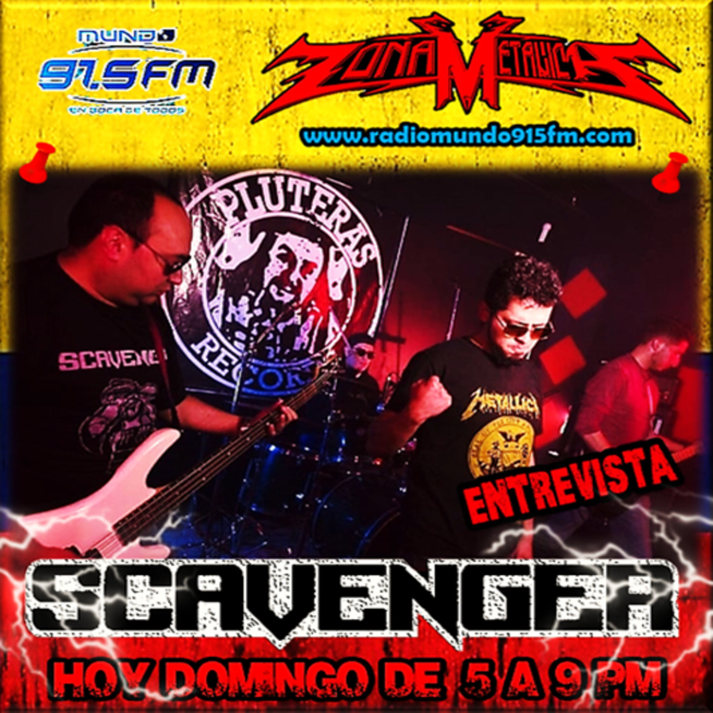 ZONA METÁLICA ENTREVISTA A SCAVENGER 7-abril-2019 episode artwork