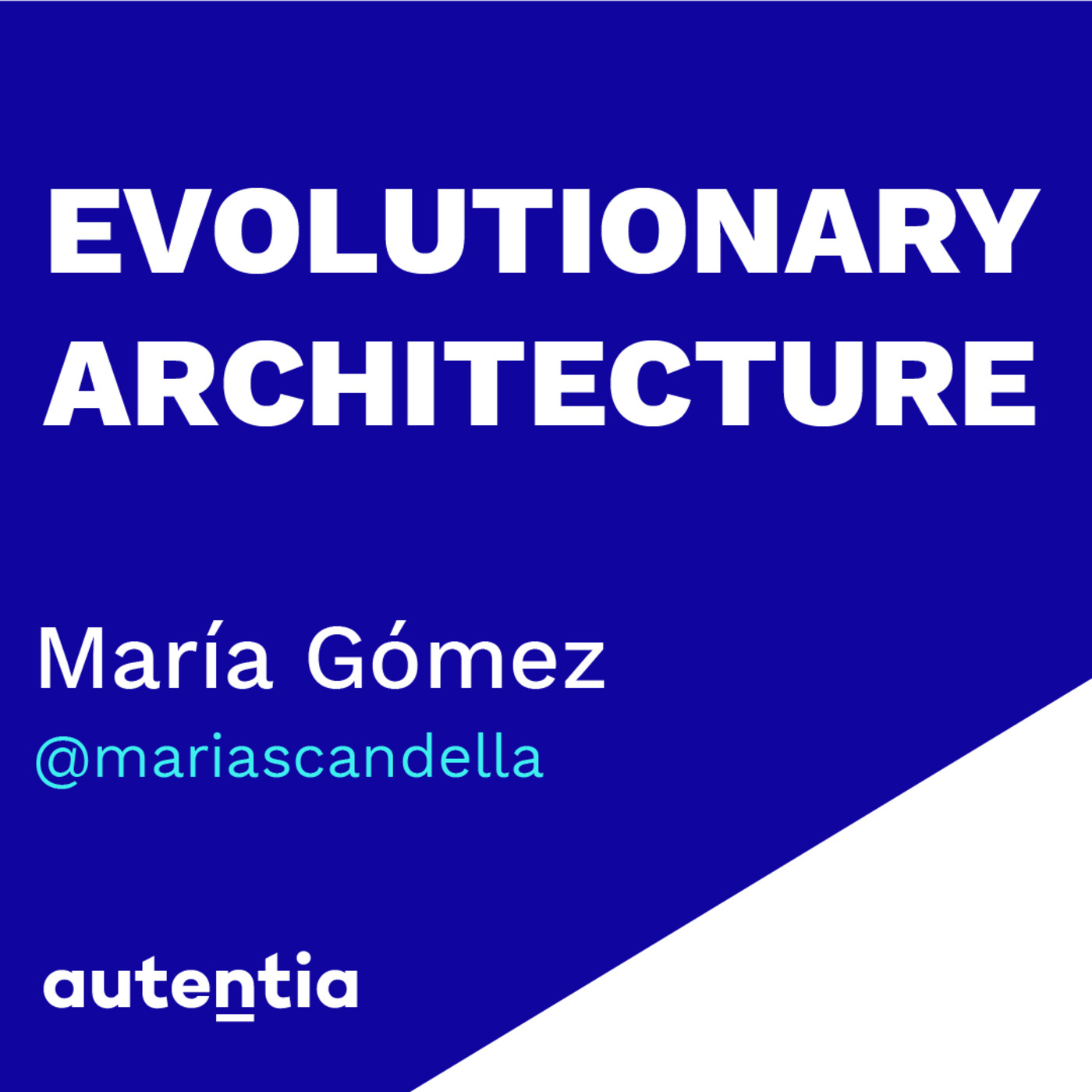 Evolutionary Architecture - María Gómez