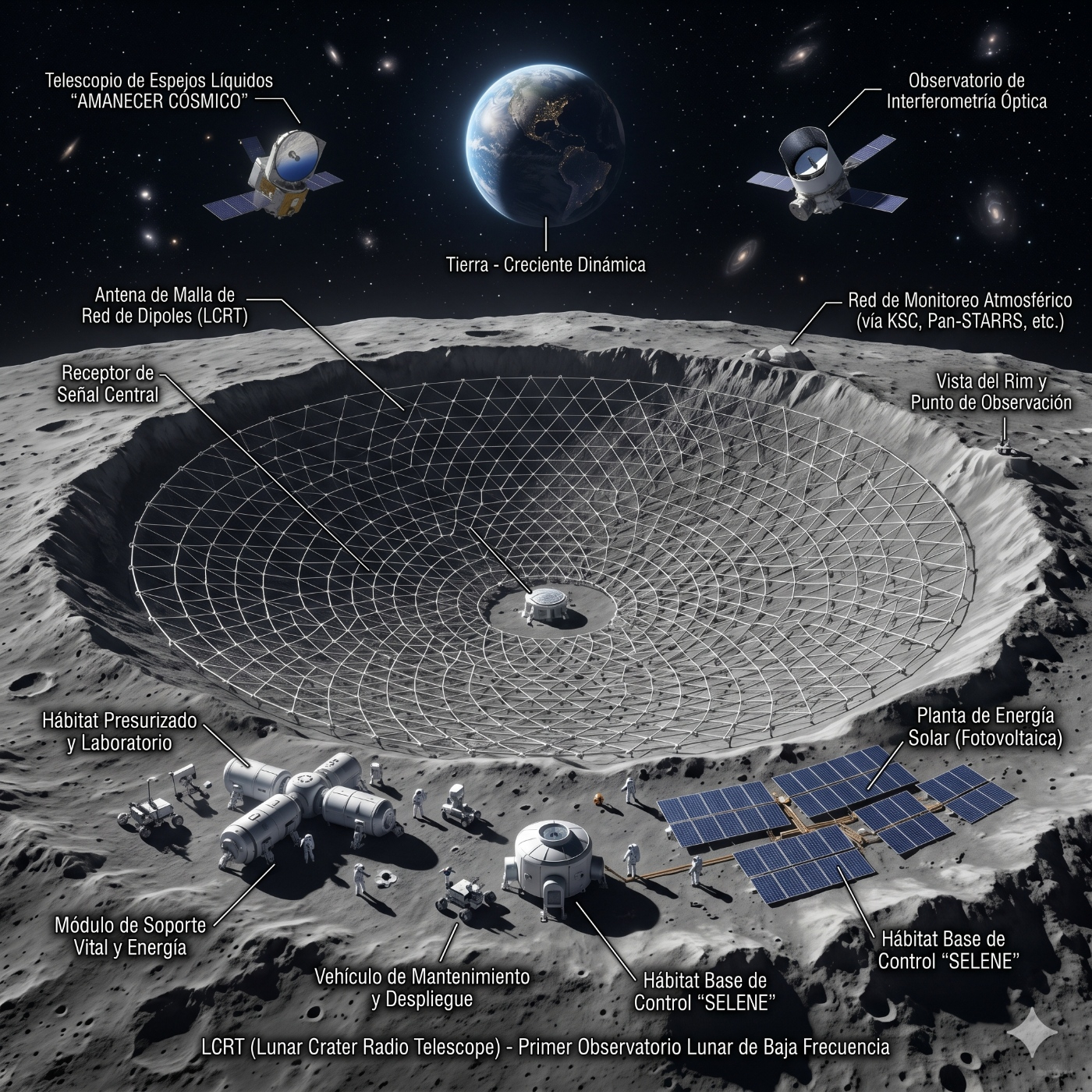 1935 - Futuros Observatorios Lunares y, después, El sorprendente túnel interestelar descubierto en 2024