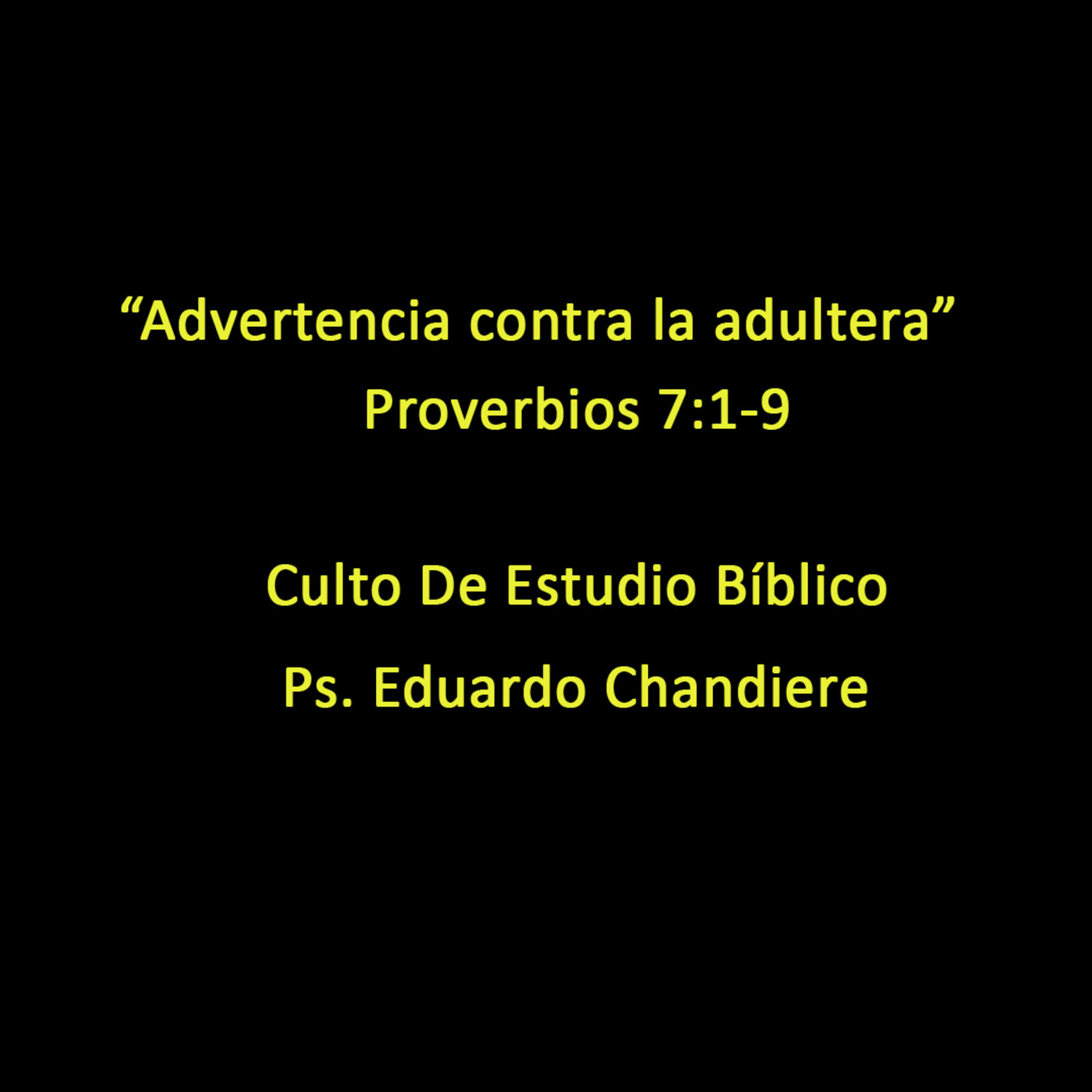 Ps. Eduardo Chandiere