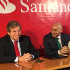 Rueda de prensa presentación patrocinio al Racing del Banco Santander