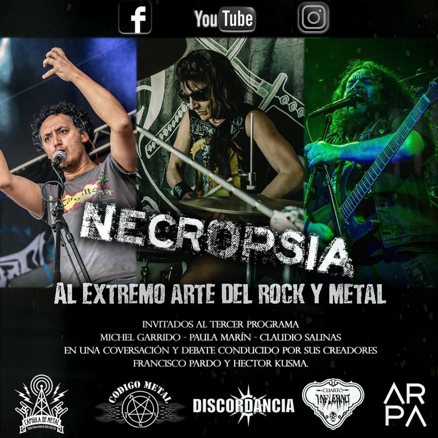 Necropsia al Extremo Arte del Rock y Metal