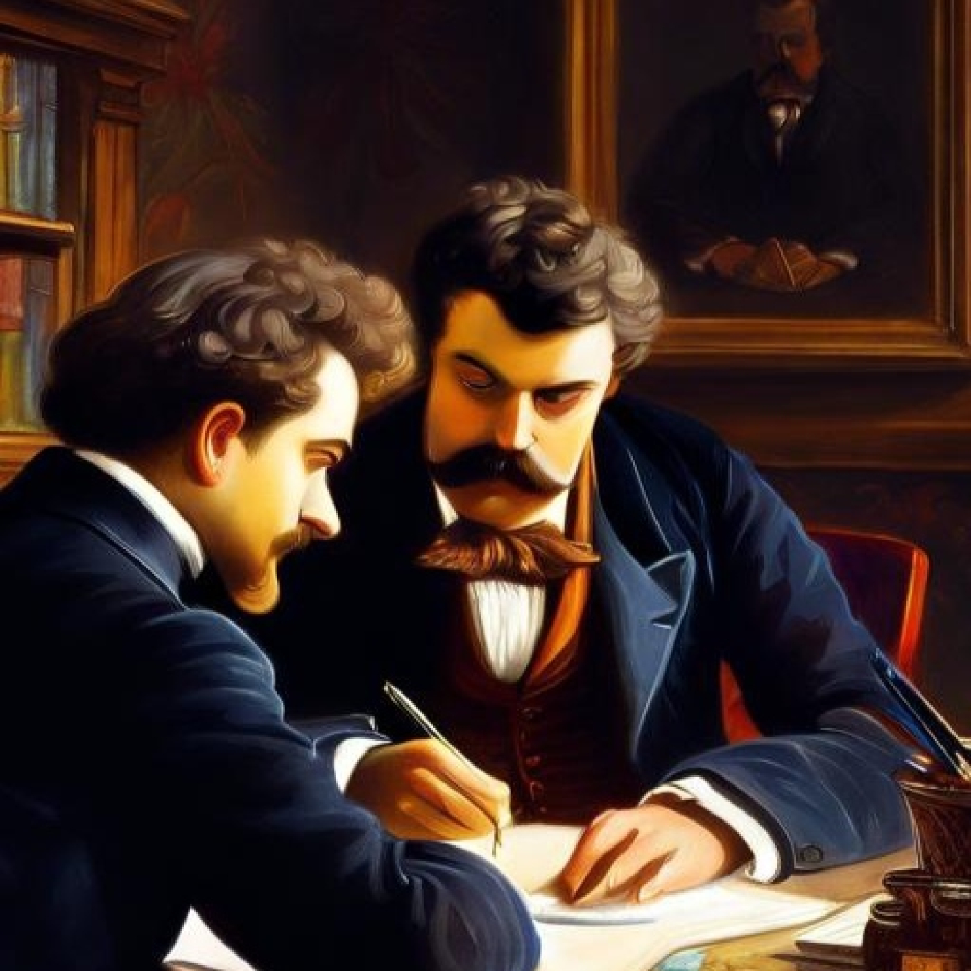 18-Weird Lit Tales: Guy de Maupassant and his double episode artwork