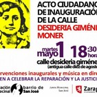 Desideria Giménez Moner "La Cazoleta" - Audio homenaje