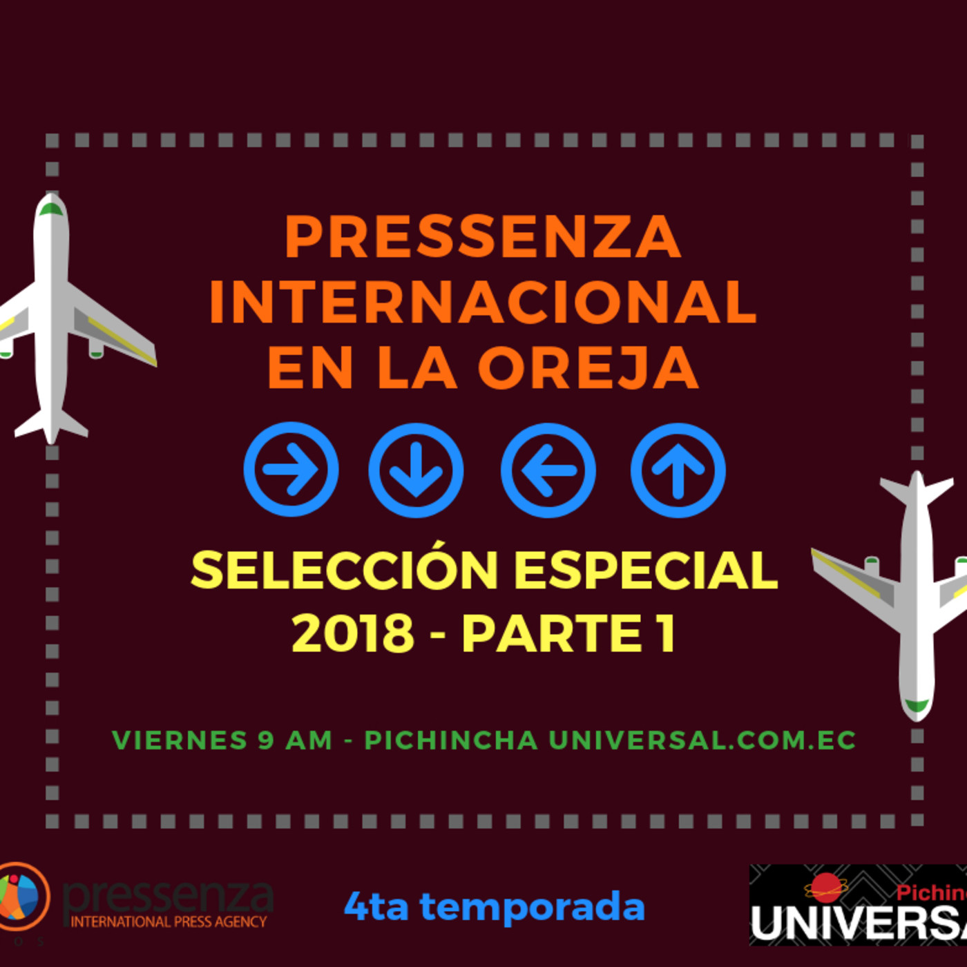 Pressenza Internacional en la oreja