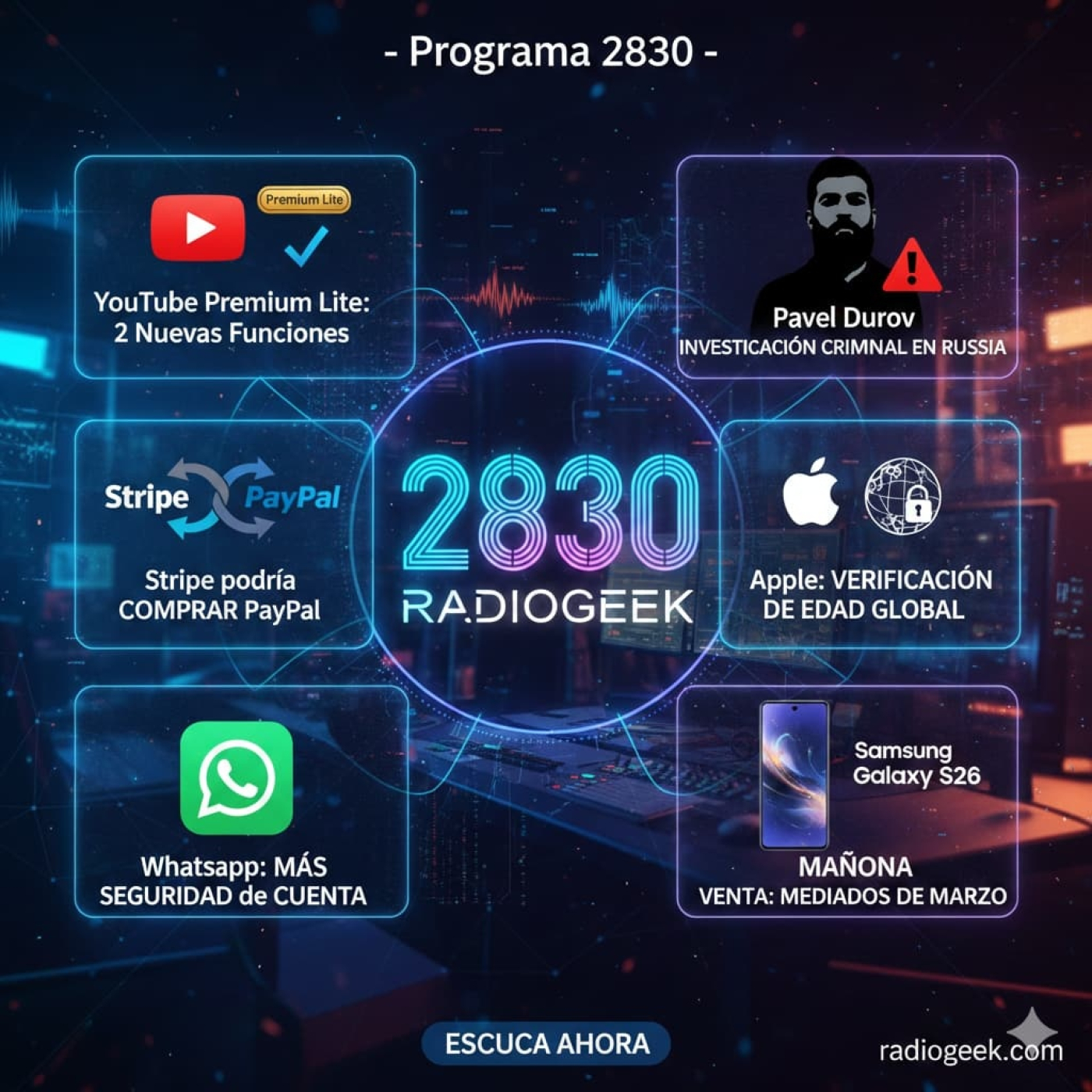 Radiogeek 2830 - Samsung y su poco clara estrategia del Galaxy S26