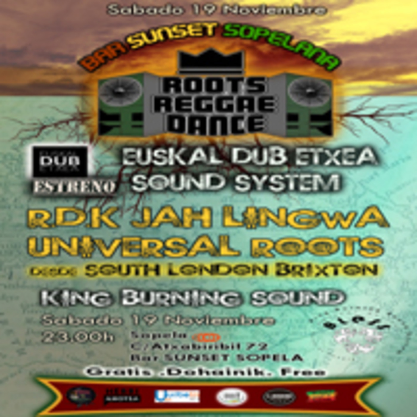 Roots Radio Reggae Burning Etxea FM SINCE 2007