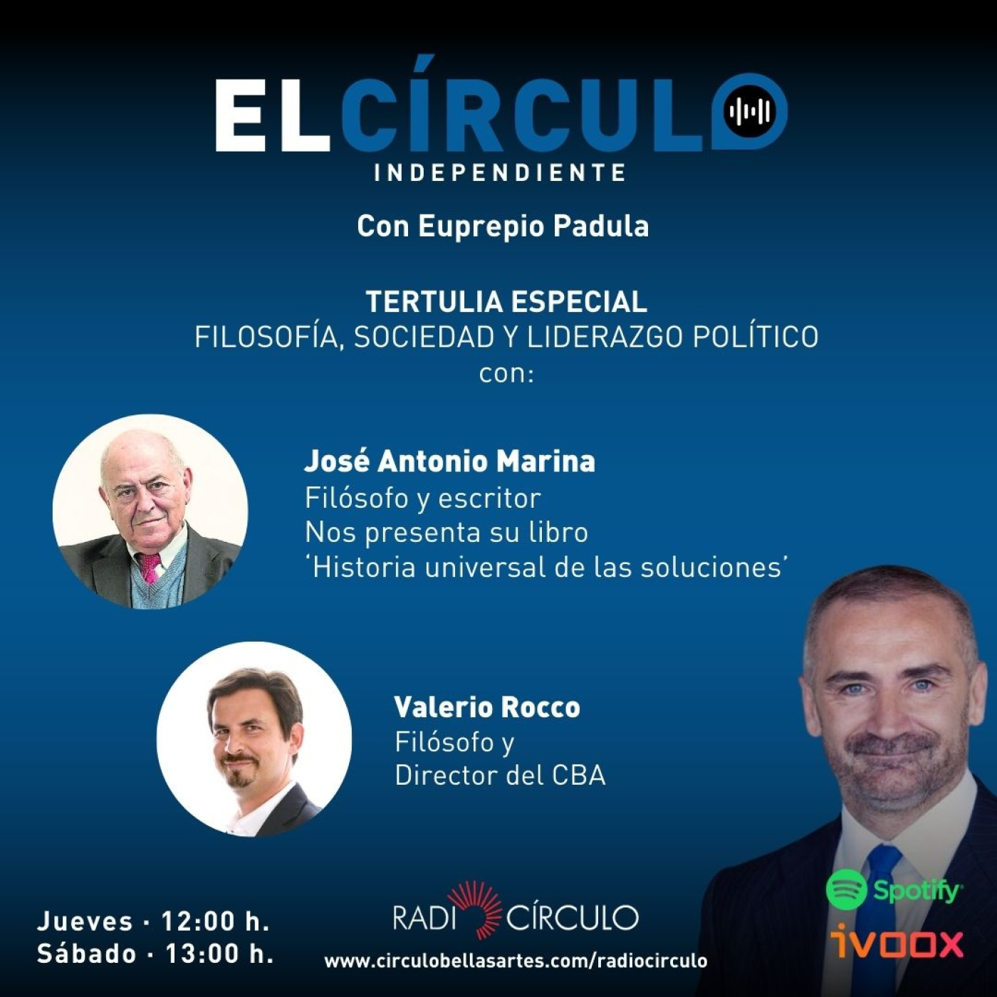 Programa 7: tertulia sobre filosofía, sociedad y liderazgo político episode artwork