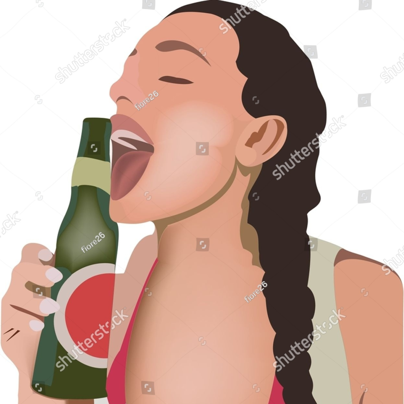 Mi primera botella por el culo.