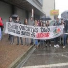 Manifestación estudiantil en Temuco rechaza políticas autoritarias de rectorías UFRO y UCT