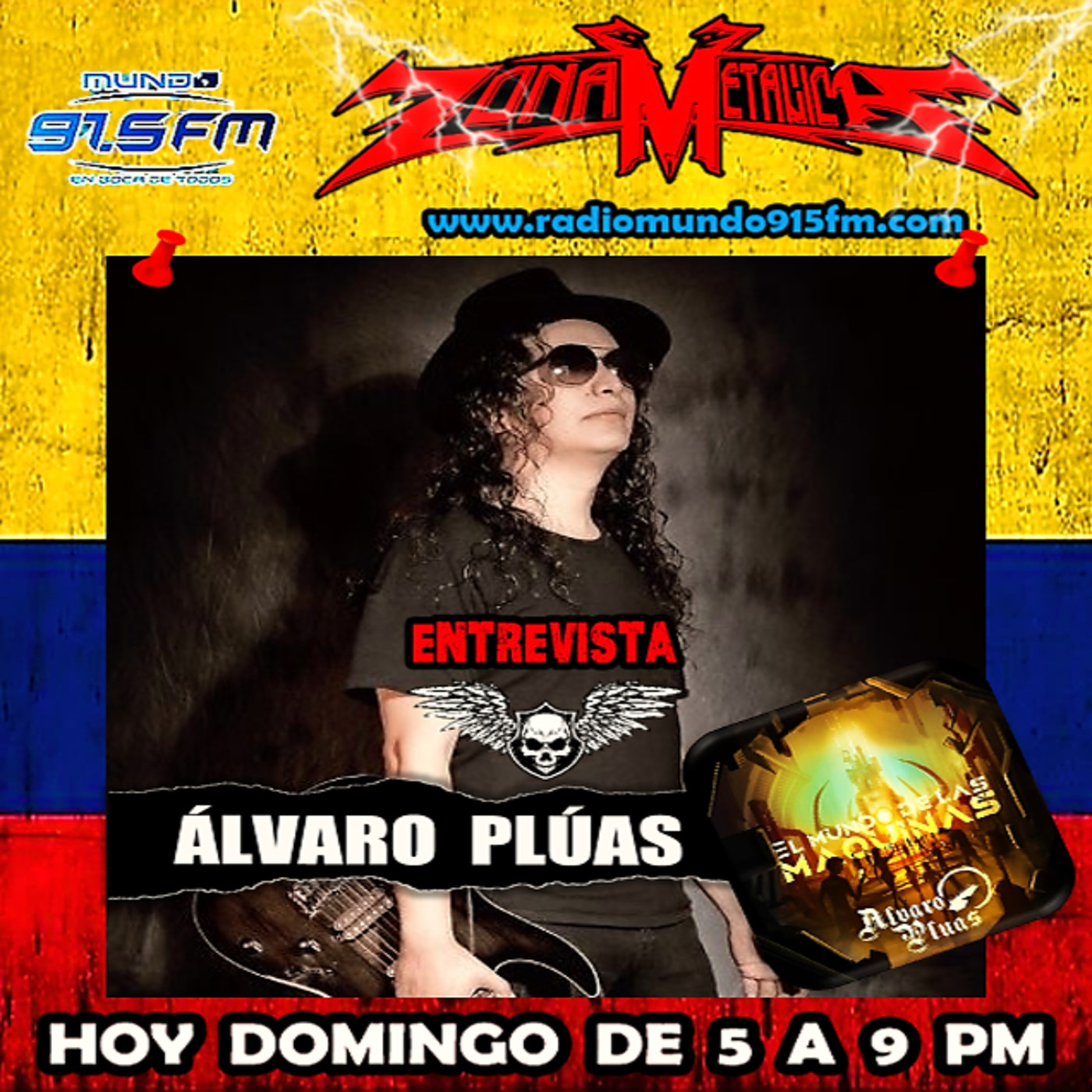 ZONA METÁLICA ENTREVISTA A ÁLVARO PLÚAS 2-febrero-2020 episode artwork