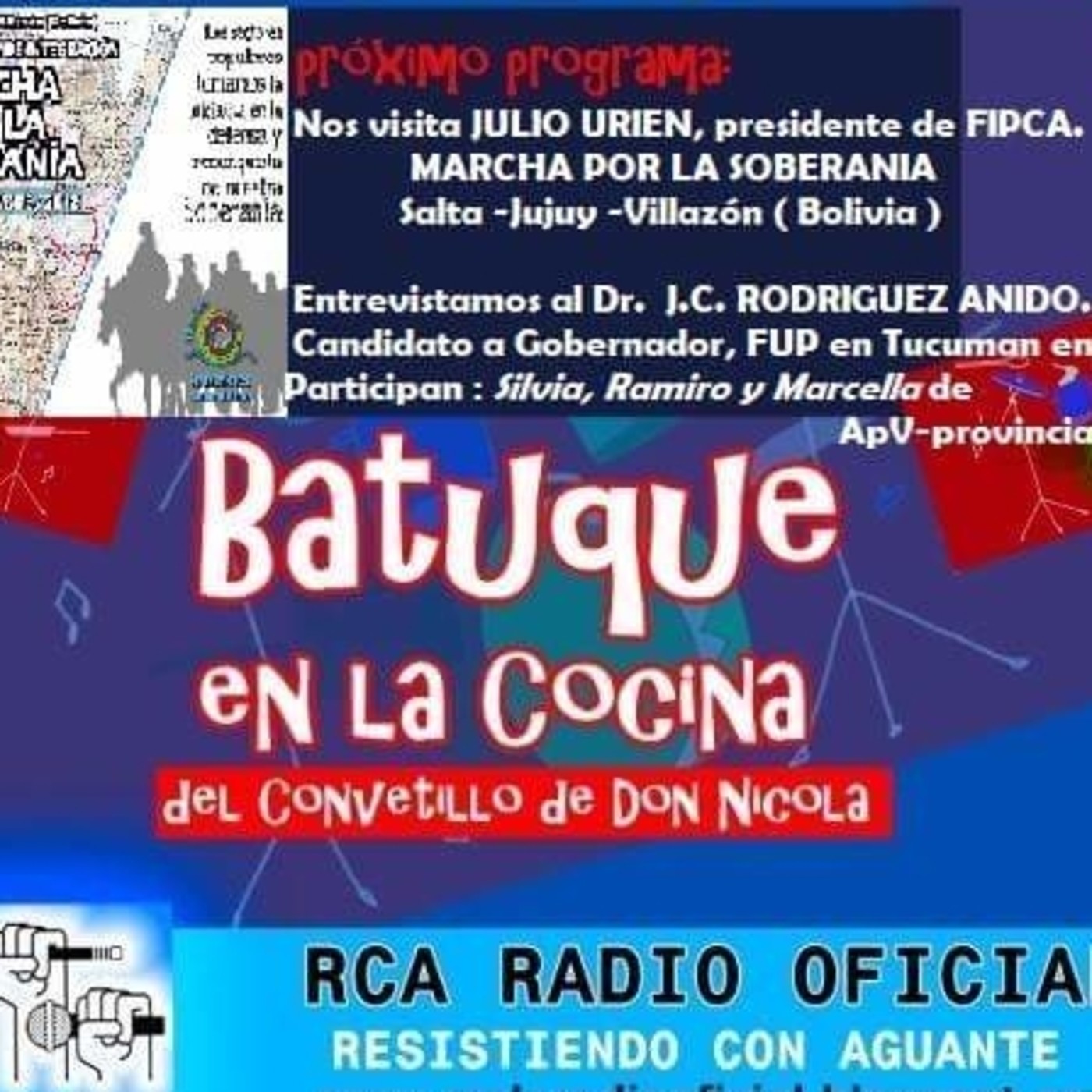 BATUQUE en la COCINA...con J.URION Y J.C.RODRIGUEZ ANIDO