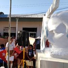 Reportaje Acto de desagravio a José Martí en Chambas