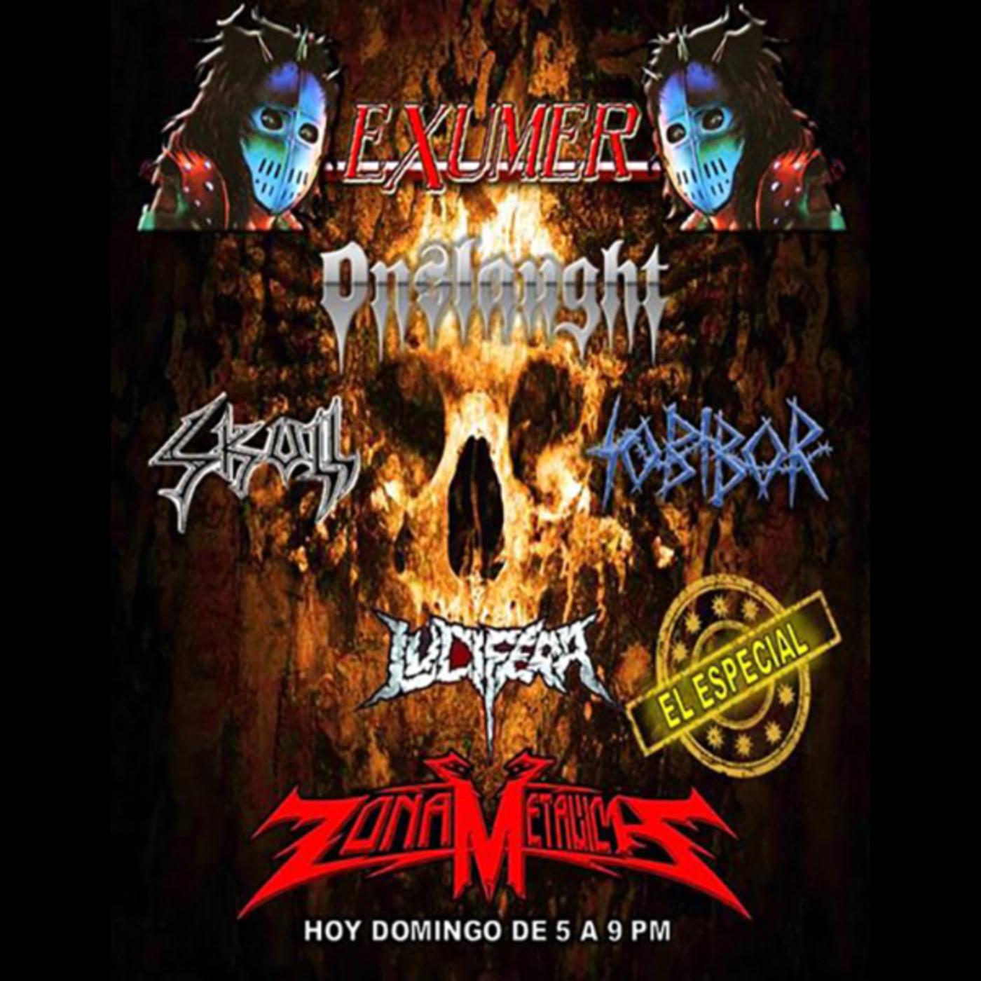 ZONA METALICA ESPECIAL DE ONSLAUGHT Y EXUMER 22 -enero-2017 episode artwork