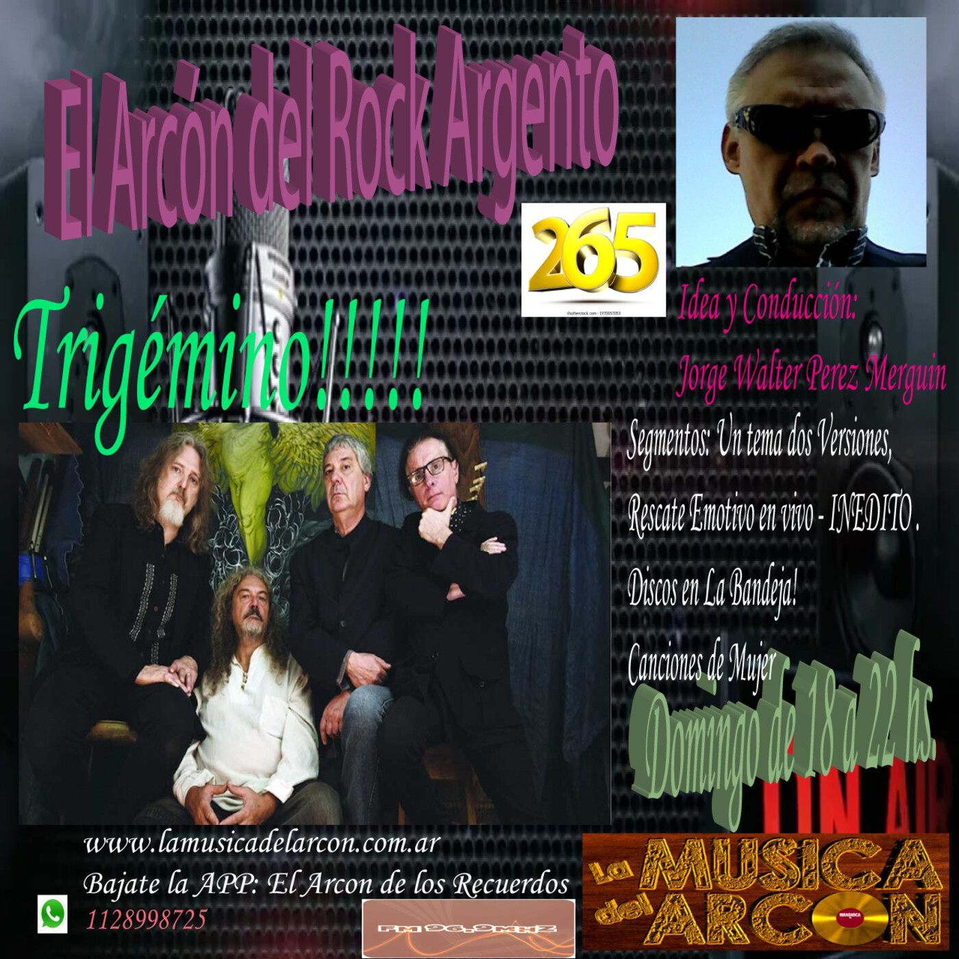 El Arcon del Rock Argento - Emision n° 265 con Trigemino - 05-12-2021 episode artwork