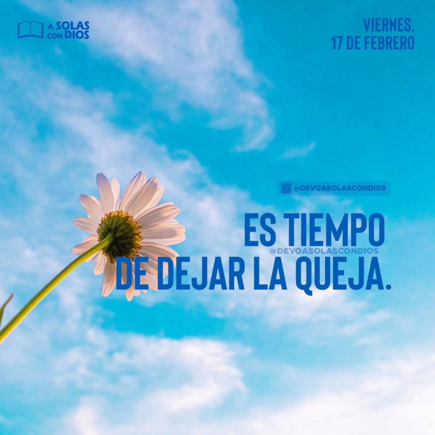 A Solas con Dios