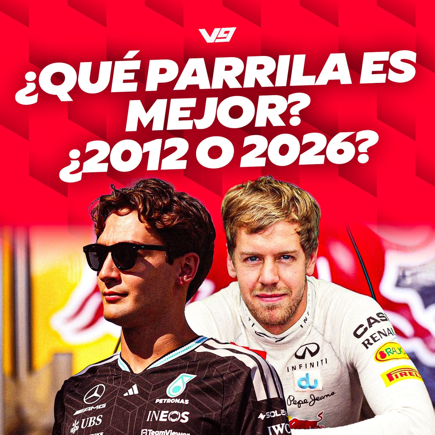 Parrilla de F1 2012 vs 2026: ¿Qué pilotos son mejores? | ¿Alonso, Hamilton, Vettel, Antonelli…? episode artwork
