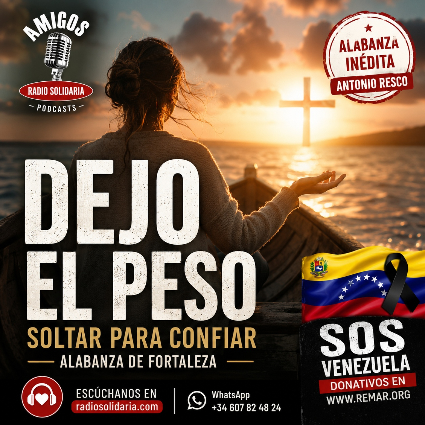 Dejo el Peso - Alabanza de Fortaleza para Soltar Cargas y Confiar - Radio Solidaria #alabanza