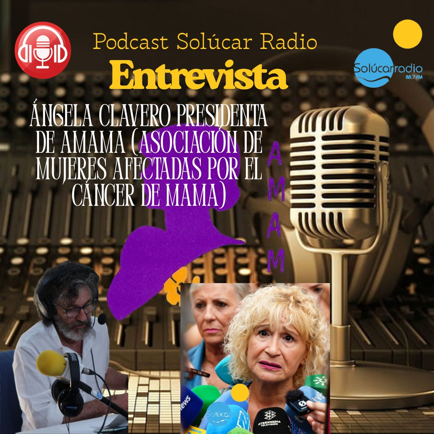 Entrevista a Ángela Clavero presidenta de AMAMA (A.Mujeres afectadas de cáncer de mama) episode artwork