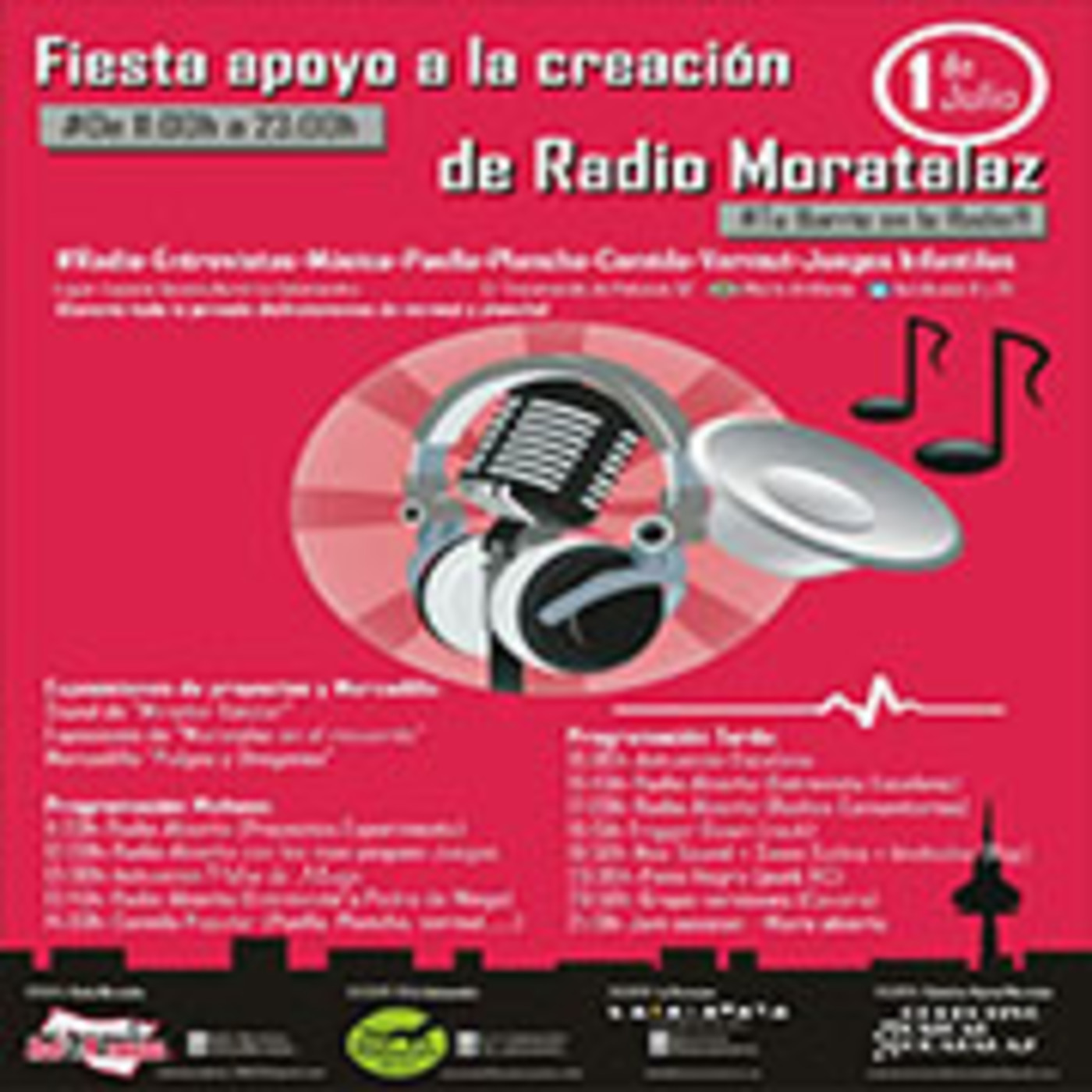 Audios Fiesta de Apoyo 01/07/2017 - RadioMoratalaz