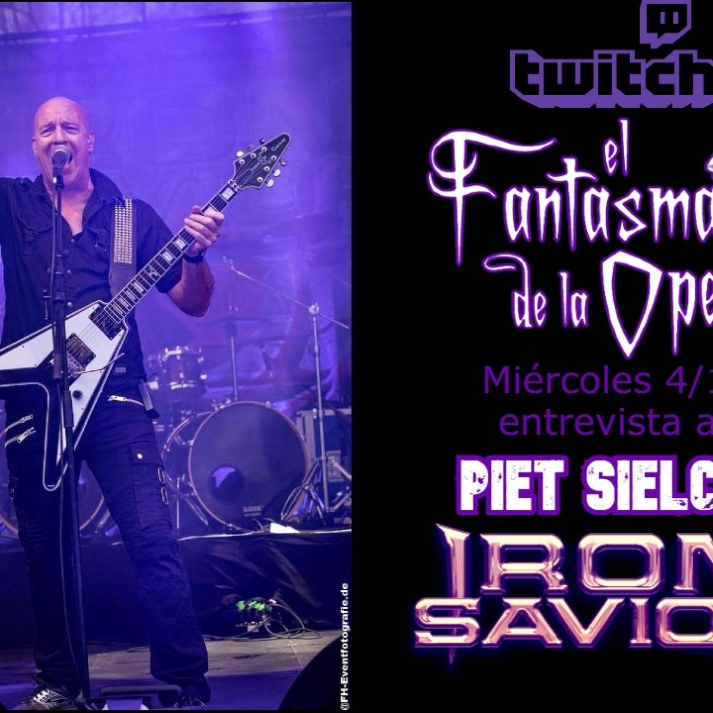 El Fantasma de la Ópera Radio 04-12-24 Especial Piet Sielck Iron Savior episode artwork