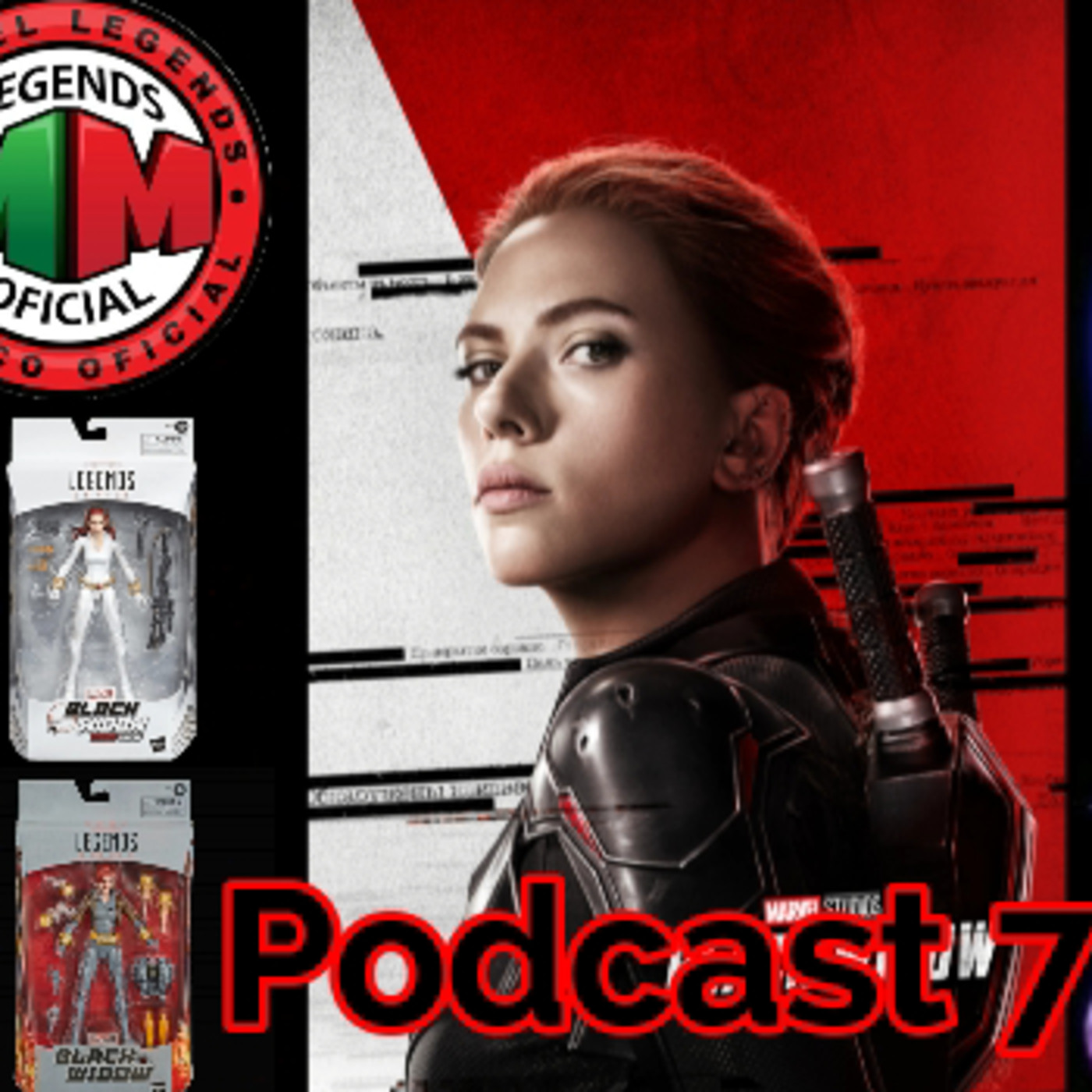 PODCAST 7 MLMO La Viuda Negra y Venom Marvel Legends episode artwork