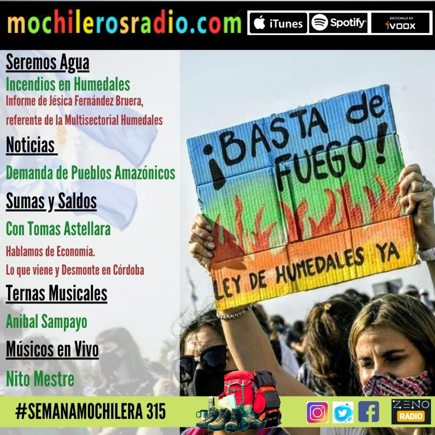 Mochileros 315 - 5 de Agosto de 2022 episode artwork