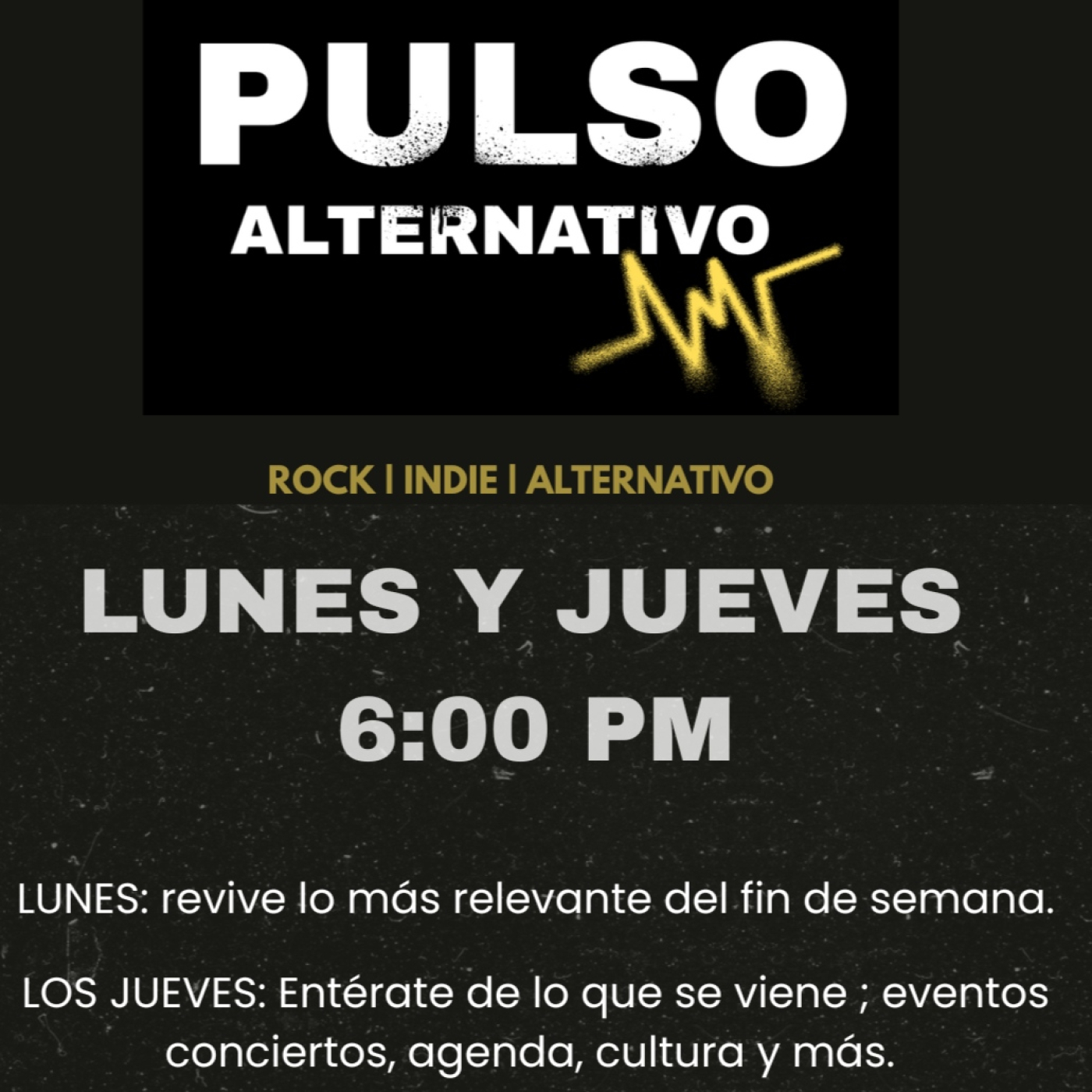 Pulso Alternativo S2E18 | Agenda del fin 19 al 22 de marzo episode artwork